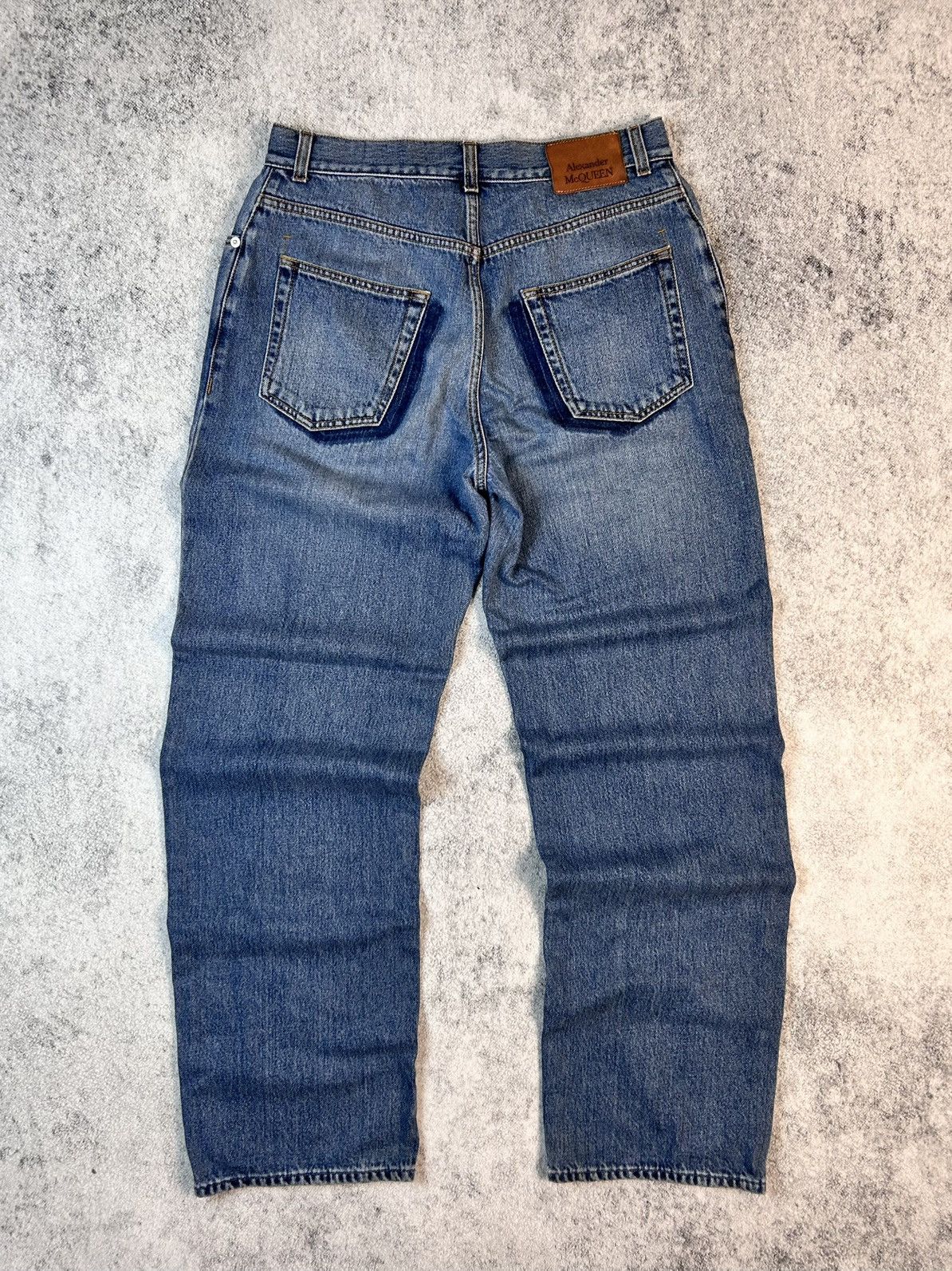 Alexander McQueen Vintage Alexander McQueen Cotton Blue Jeans Made in Italy Size 25" / US 0 / IT 36 - 5 Thumbnail