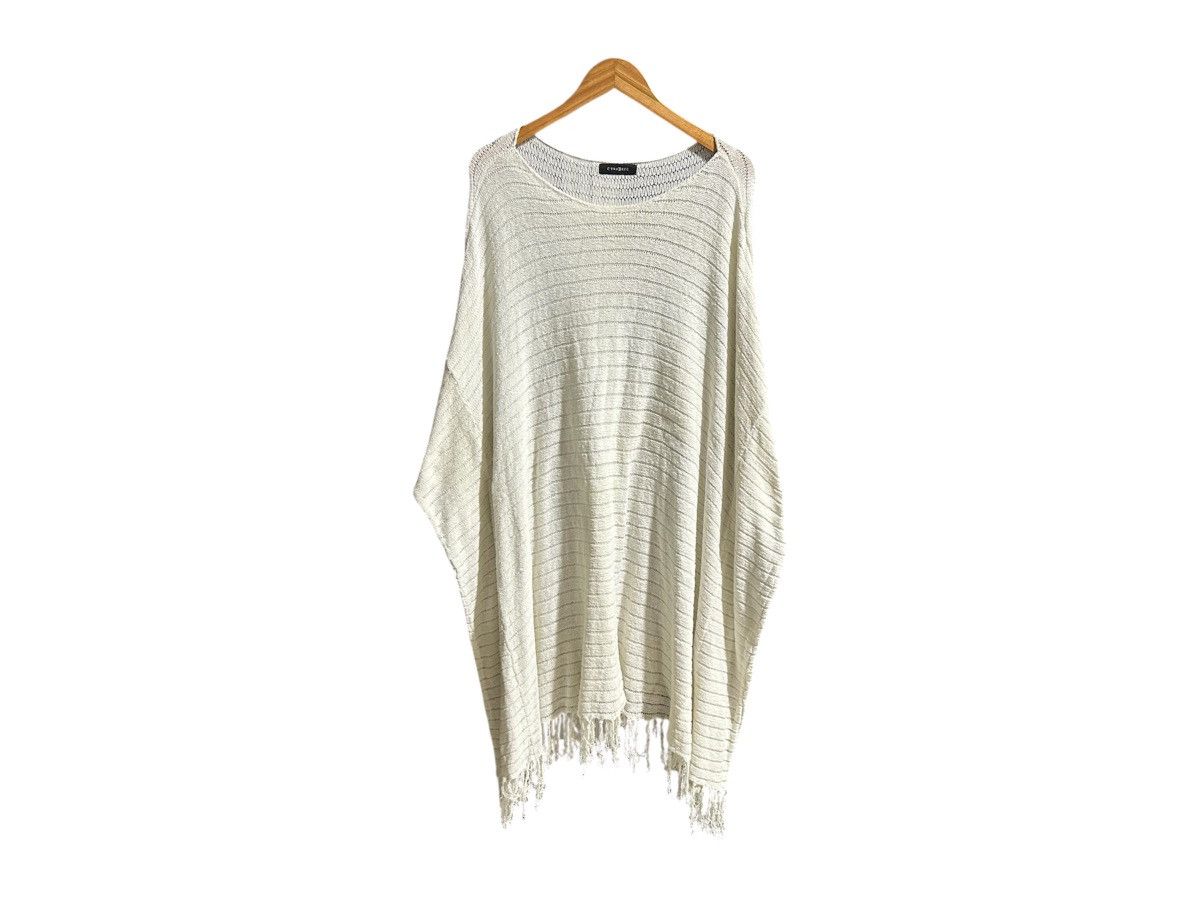 CIVARIZE 🔥Sick Y2K Civarize Frayed Knitted Poncho Capes Size US XL / EU 56 / 4 - 1 Thumbnail