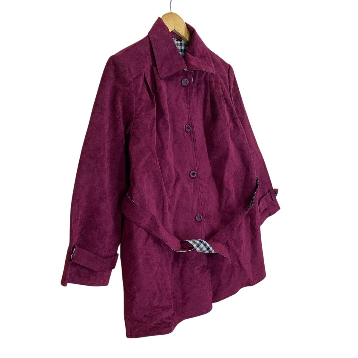 Leather Vestire Pret A Porter Suede Leather Coat Jacket Size US M / EU 48-50 / 2 - 2 Thumbnail