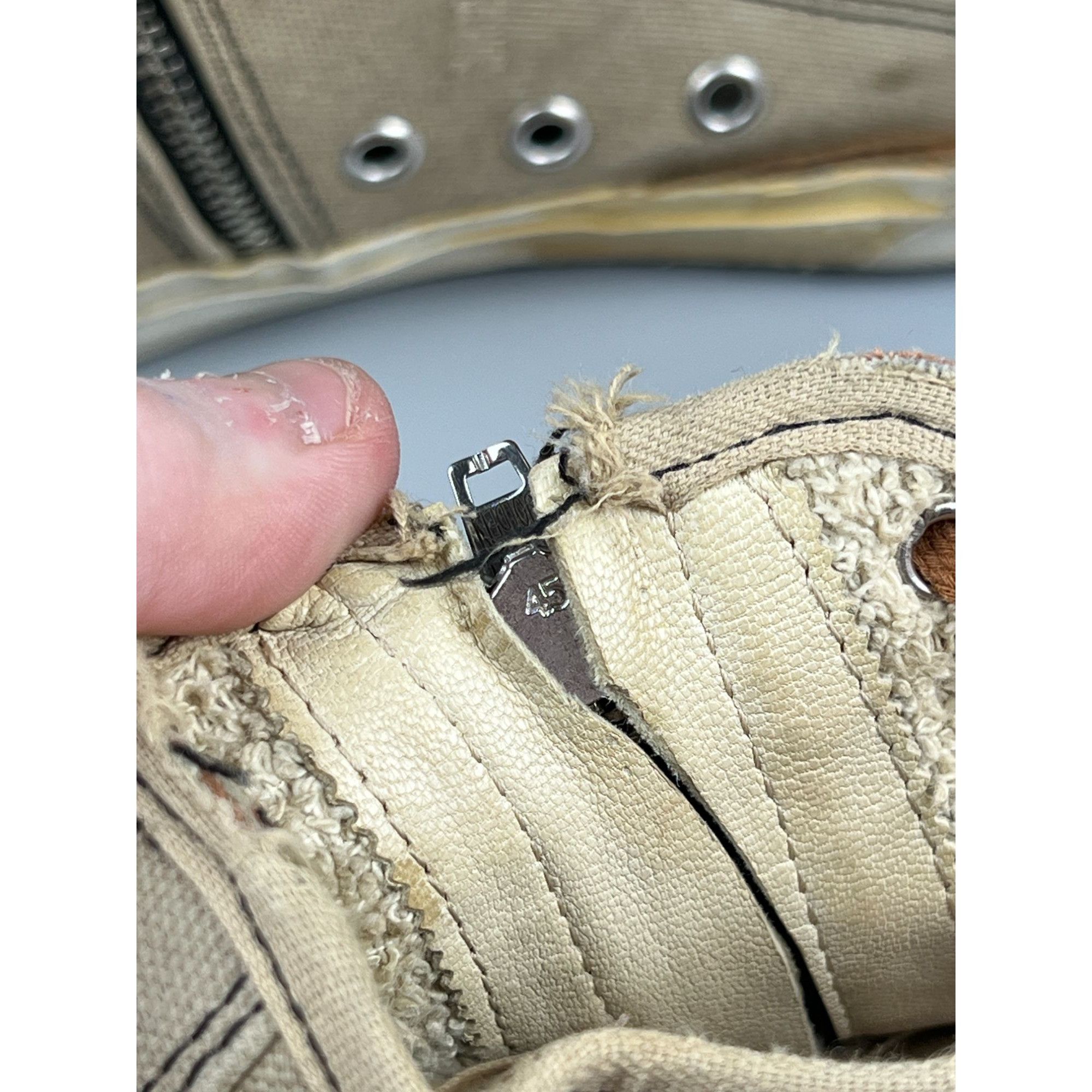 Golden Goose Vintage Golden Goose Francy Hi Top Cloth Sneakers (Y0870) Size US 7 / IT 37 - 10 Thumbnail