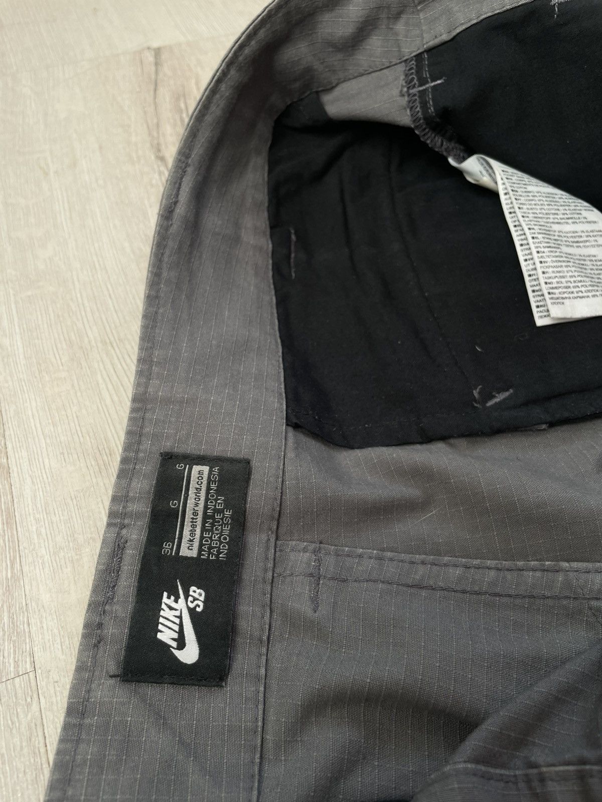 Nike Nike Sb Ripstop Cargo Shorts Skateboard Size US 36 / EU 52 - 10 Thumbnail