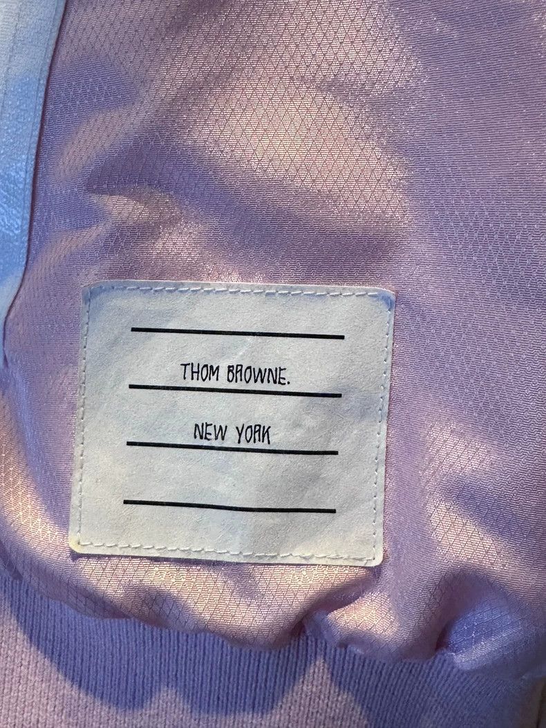 Thom Browne Thom Browne Pink hoodie casual jacket Size S / US 4 / IT 40 - 3 Thumbnail