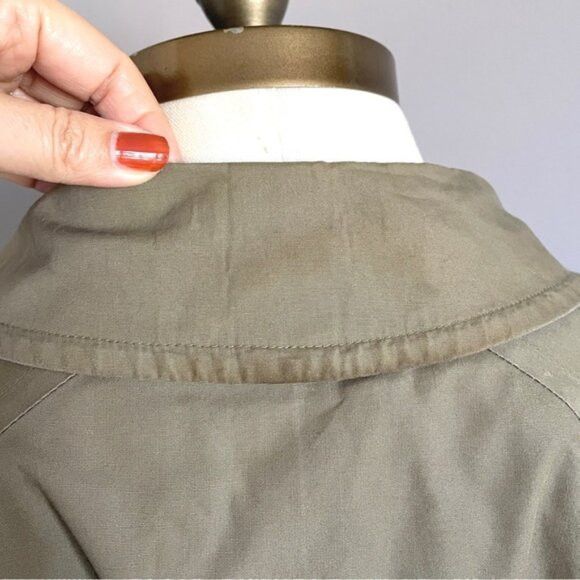 Burberry Vintage Burberry Khaki Light Trench Coat - 38R / L-XL Size US L / EU 52-54 / 3 - 12 Thumbnail