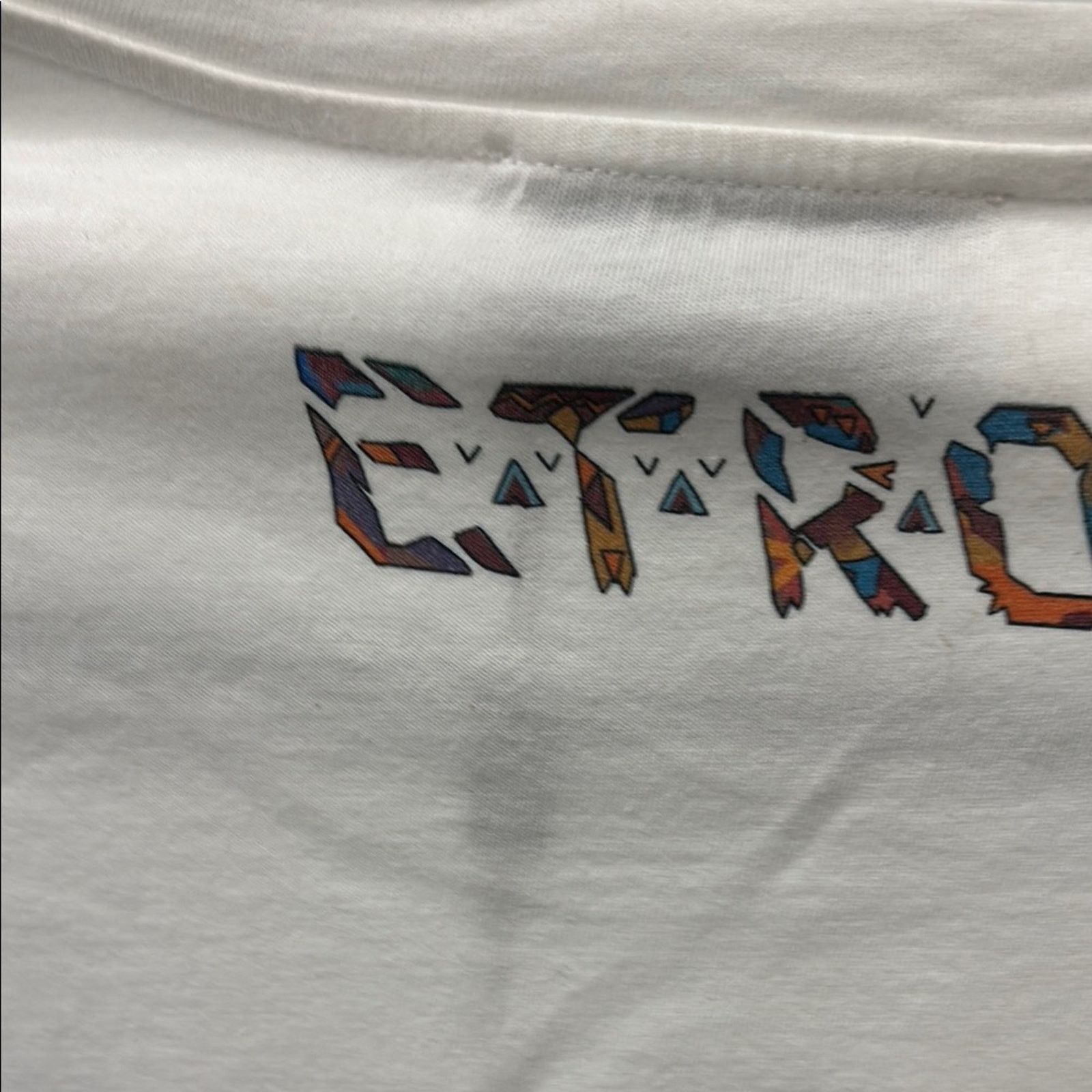 Etro NWT Etro White Tee with Multicolor Eagle Graphic Size S Size US S / EU 44-46 / 1 - 6 Thumbnail