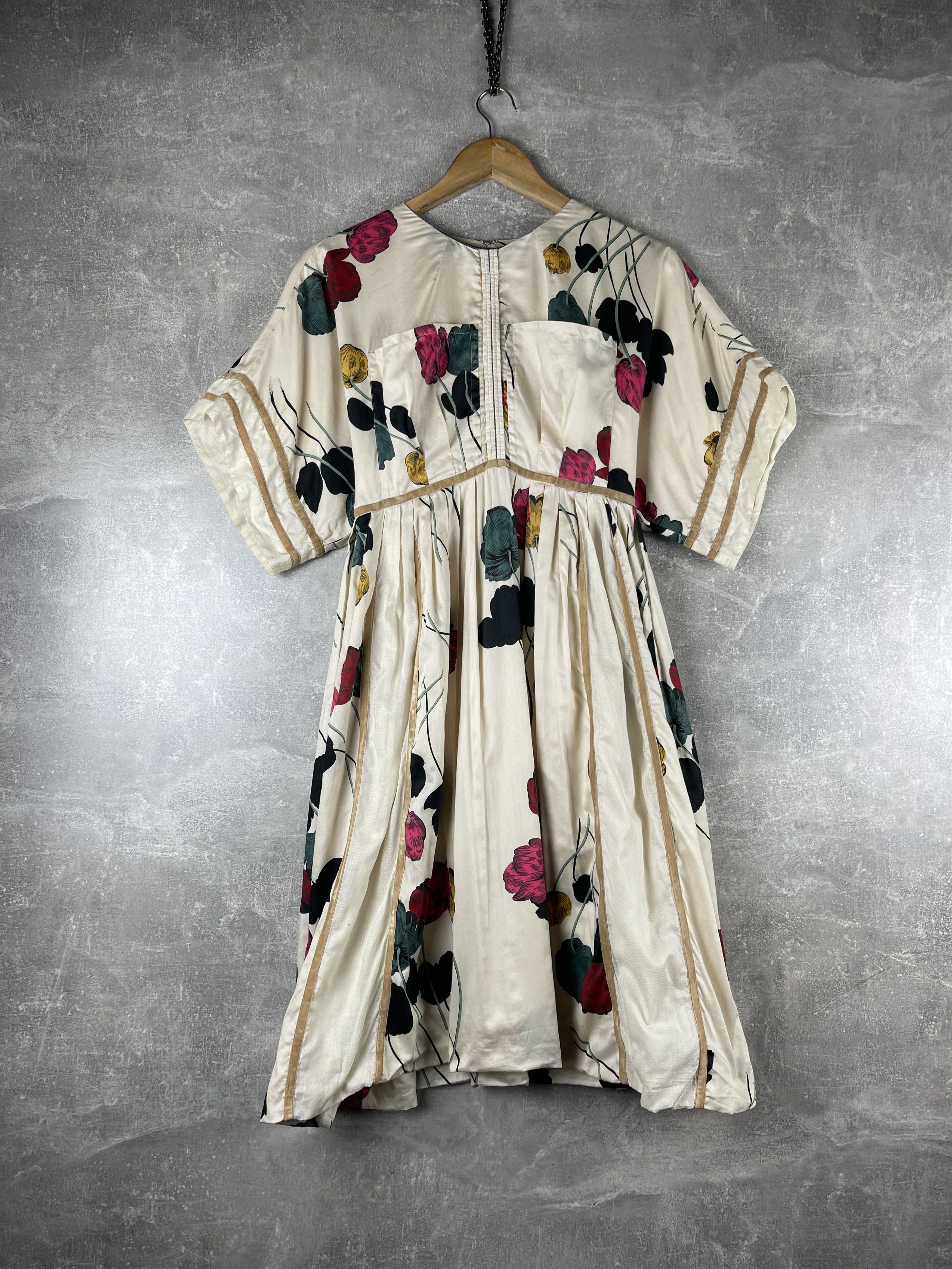 Kenzo Kenzo vintage 00s cotton flowers pattern maxi dress Size XS / US 0-2 / IT 36-38 - 1 Thumbnail