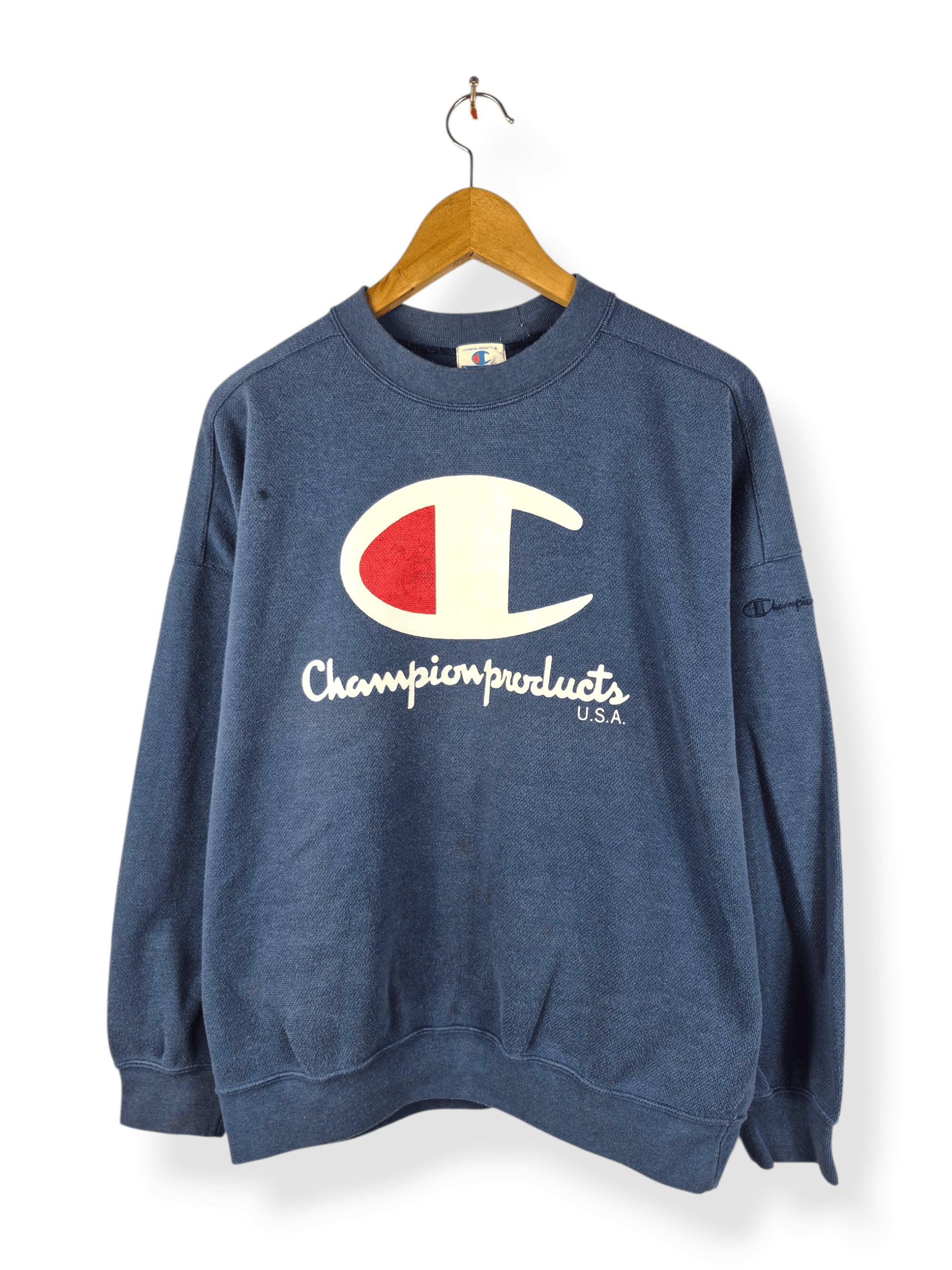 Champion 🔥 Vintage Champion Products Big Logo Sweatshirt Size US L / EU 52-54 / 3 - 1 Thumbnail