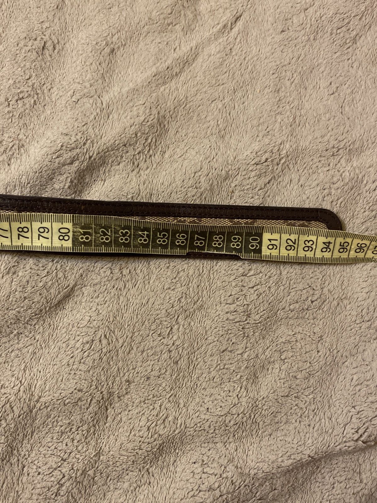 Gucci Gucci Monogram Belt GG Silver Buckle Size ONE SIZE - 10 Thumbnail