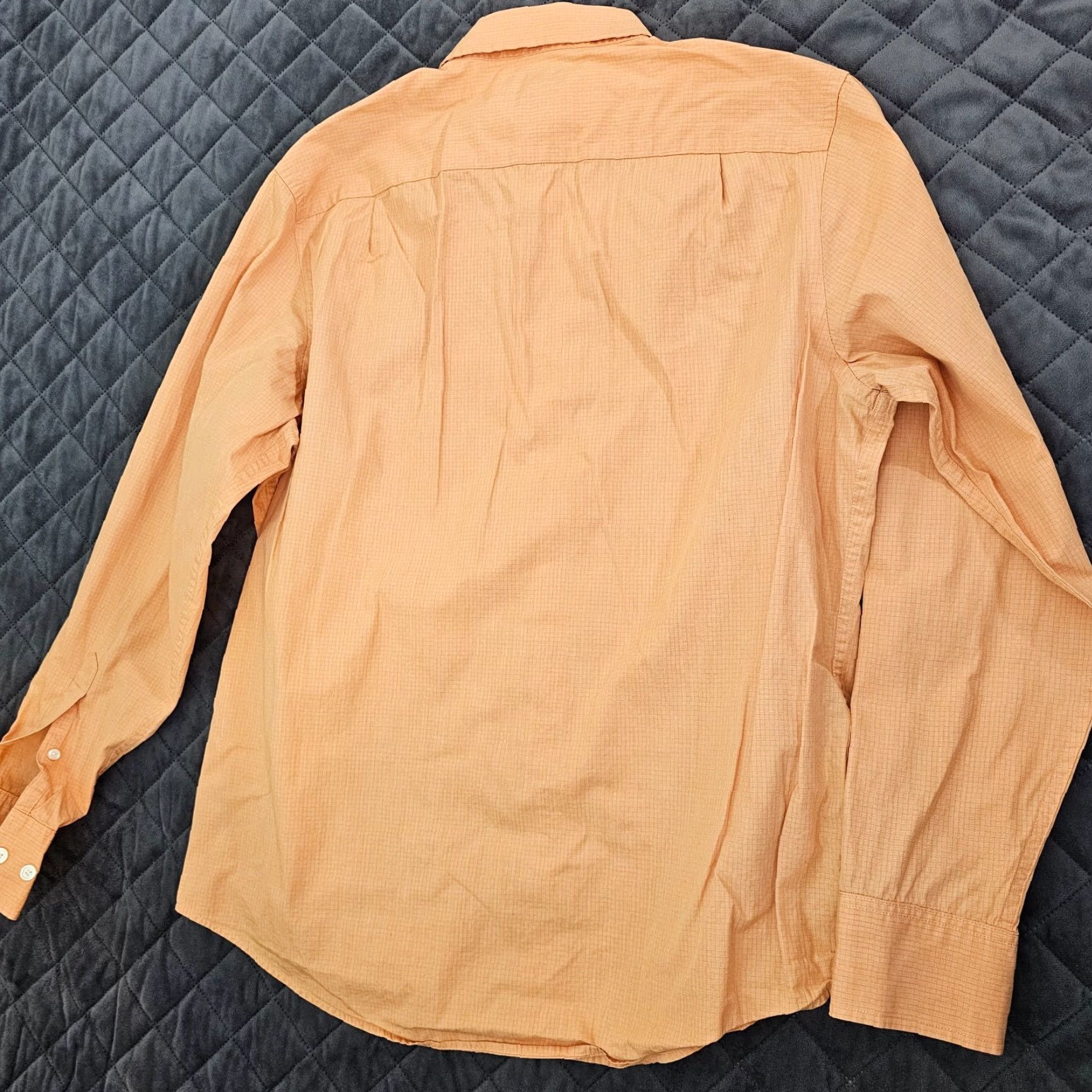Banana Republic VINTAGE Banana Republic Button-Up Shirt Men Cotton Casual Dress Long Sleeve Size M Orange Summer Size US M / EU 48-50 / 2 - 7 Thumbnail