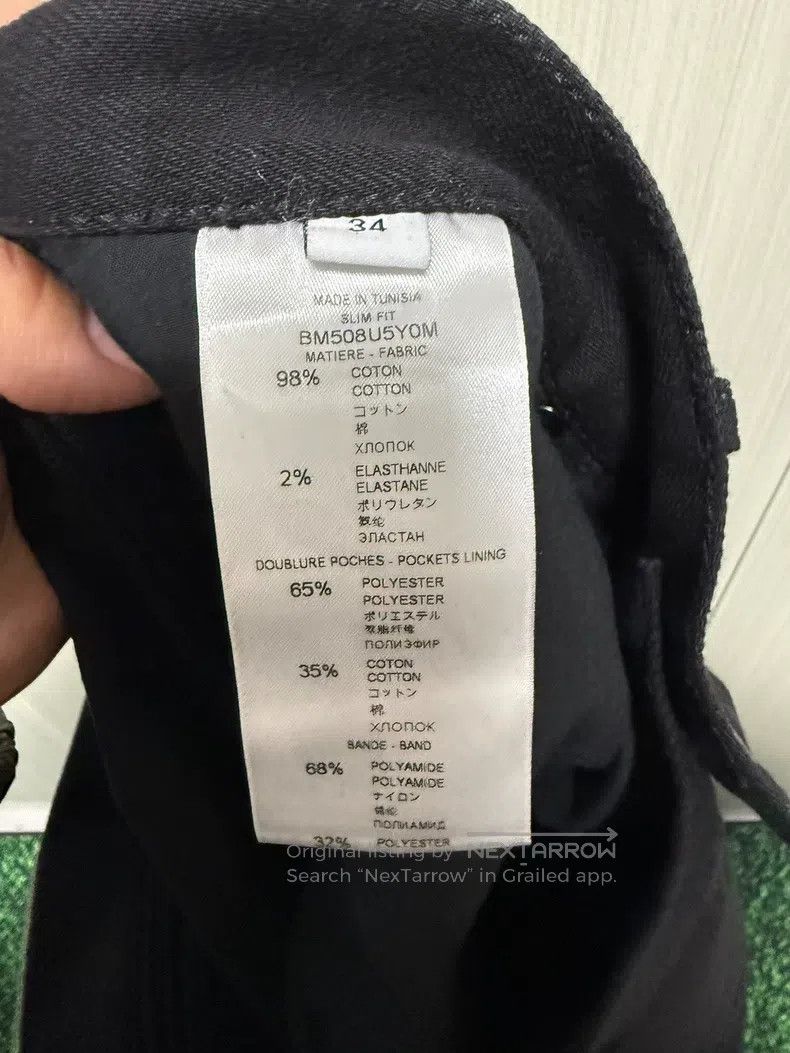 Givenchy Givenchy Black Striped Denim Pants Size US 34 / EU 50 - 4 Thumbnail