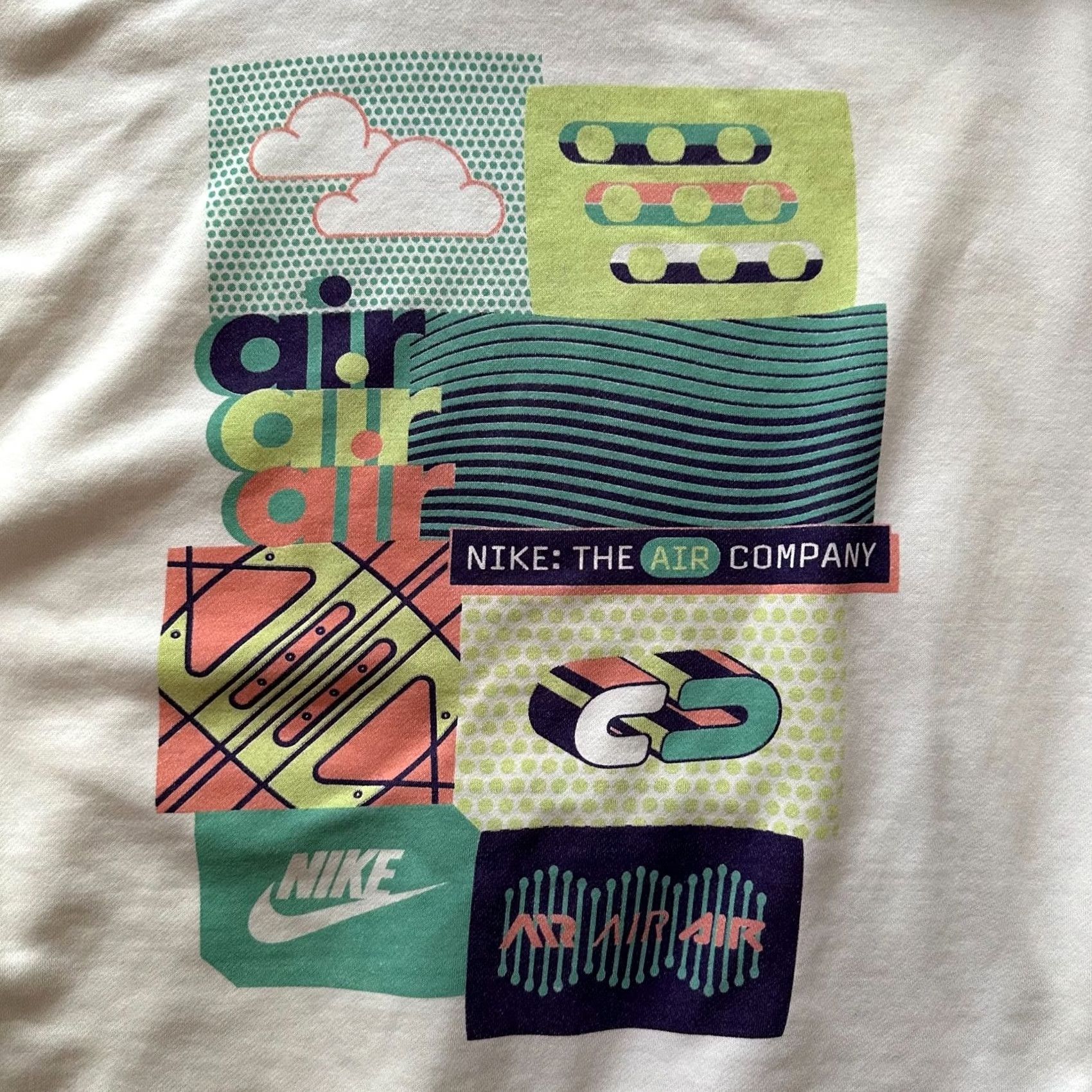 Nike Nike Sweatshirt Mens Pullover Hoodie Logo White Large Size US L / EU 52-54 / 3 - 3 Thumbnail
