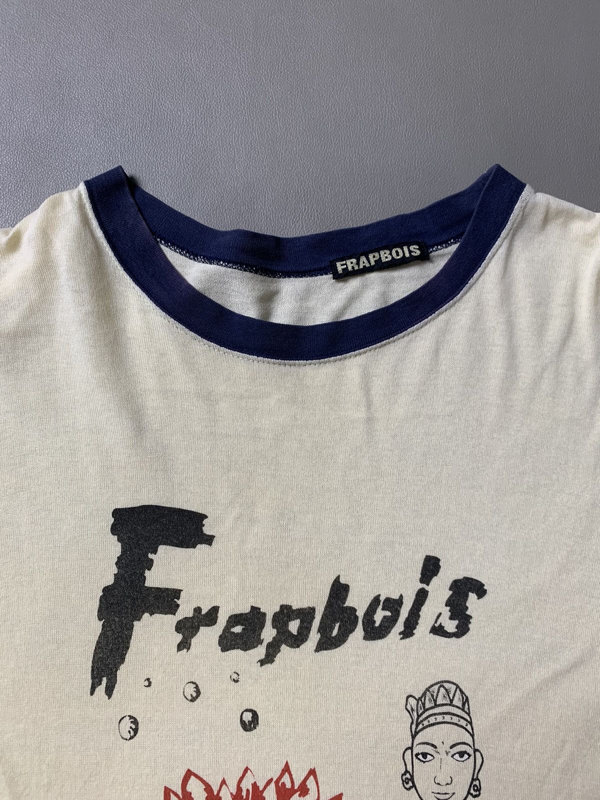 Frapbois × Issey Miyake × Japanese Brand Vintage Frapbois Archive Ringer Tshirt Size US M / EU 48-50 / 2 - 4 Thumbnail
