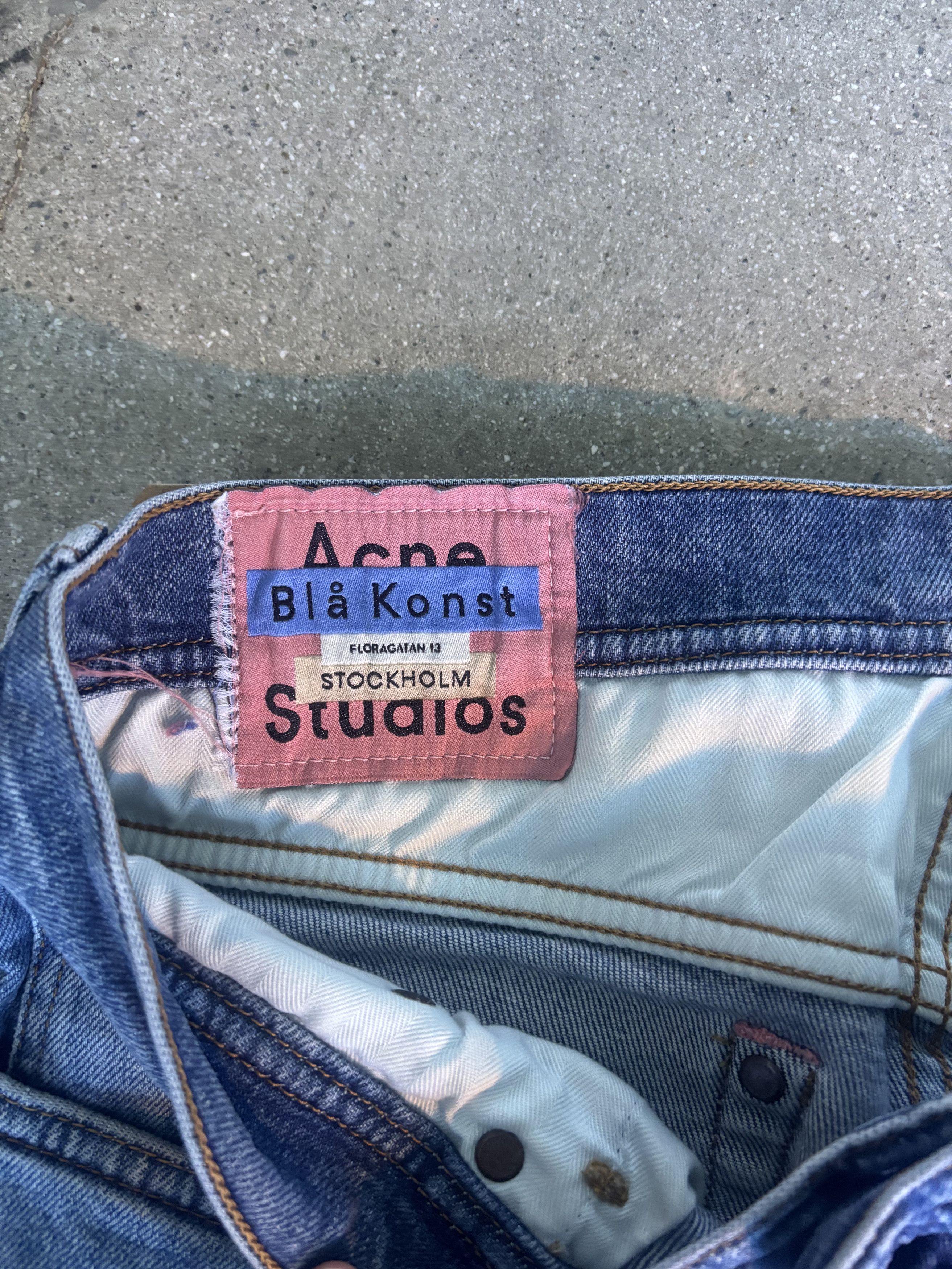 Acne Studios Acne Studios Bla Konst North Mid Blue Size US 33 - 3 Thumbnail