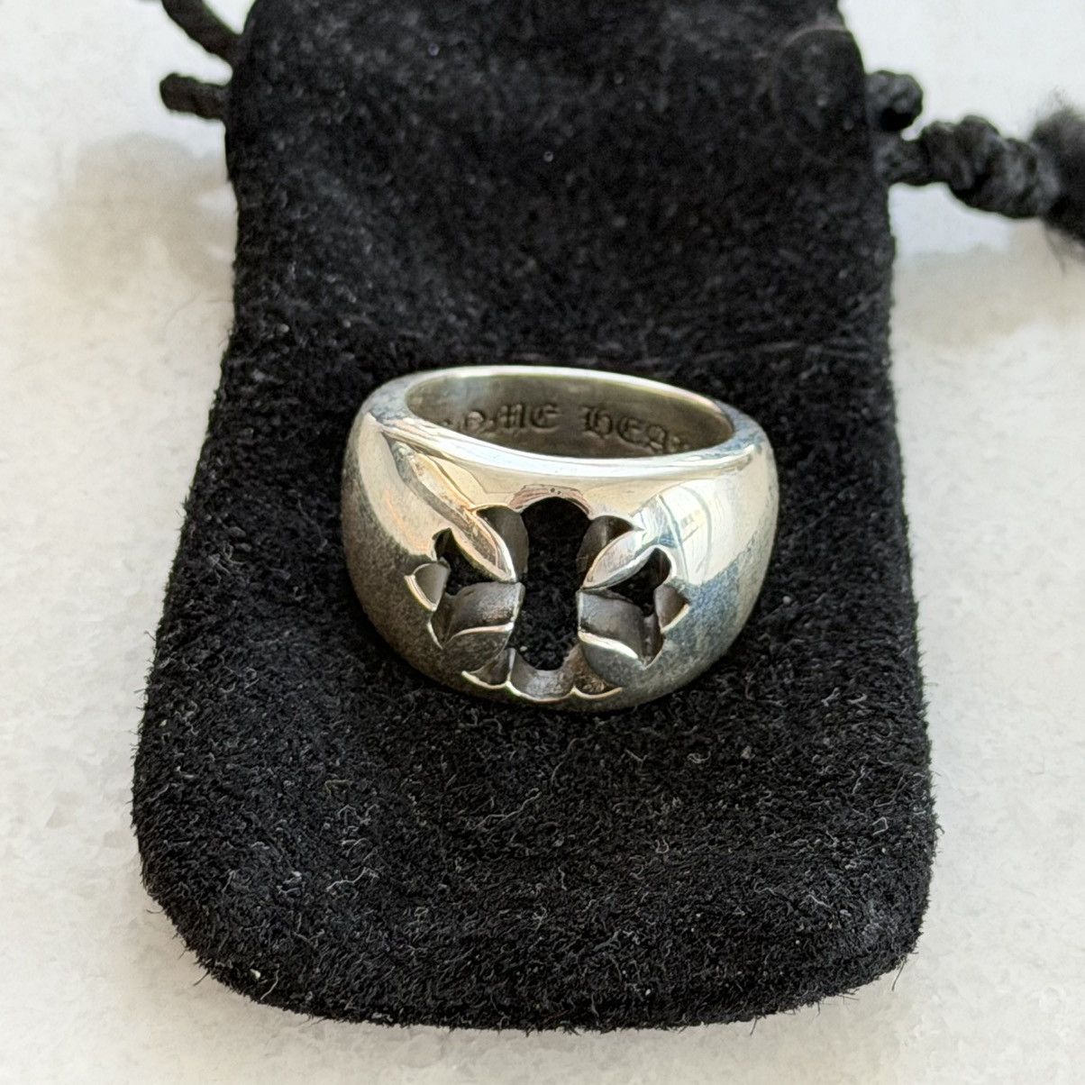 Chrome Hearts Negative Space Plus Cross Ring US9 Size ONE SIZE - 5 Thumbnail