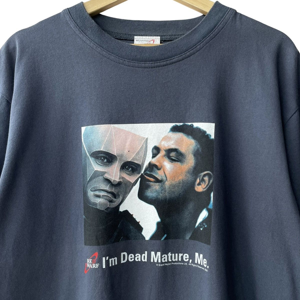 Vintage Red Dwarf British BBC Comedy Series Vintage 2000 Promo Tee Size US M / EU 48-50 / 2 - 3 Thumbnail