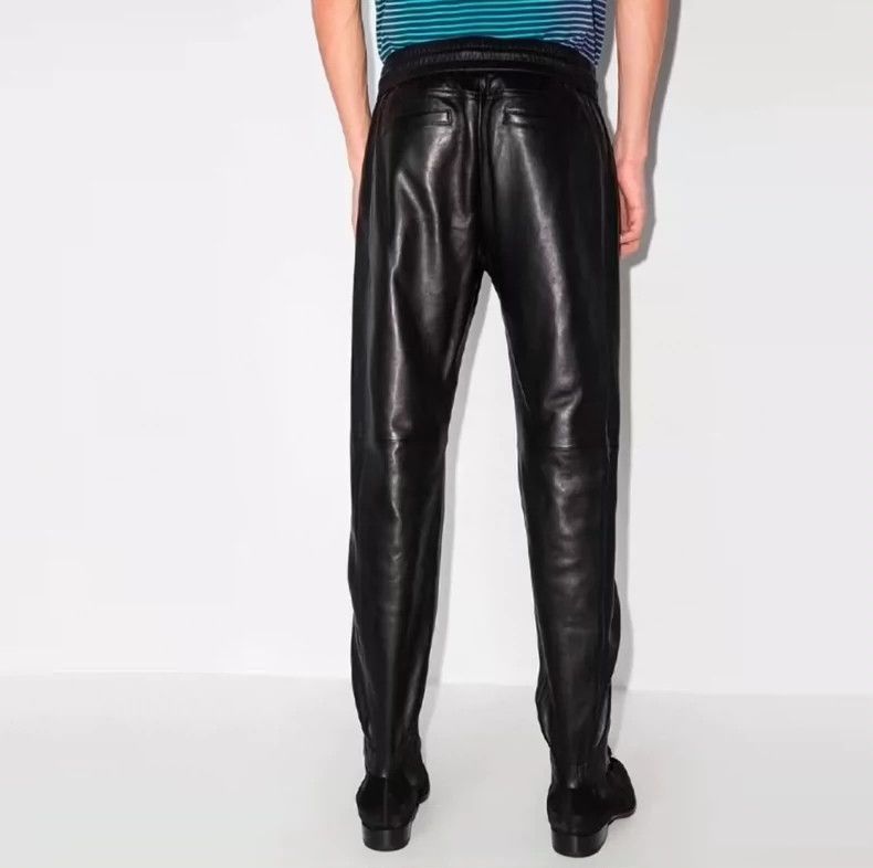 Saint Laurent Paris Saint Laurent Paris Lambskin sweatpants-2506 Size US 32 / EU 48 - 8 Thumbnail