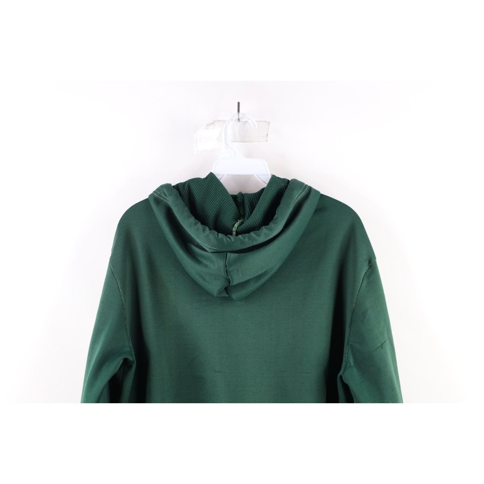 Vintage Vintage 70s Streetwear Thermal Waffle Knit Lined Hoodie USA Size US L / EU 52-54 / 3 - 16 Thumbnail