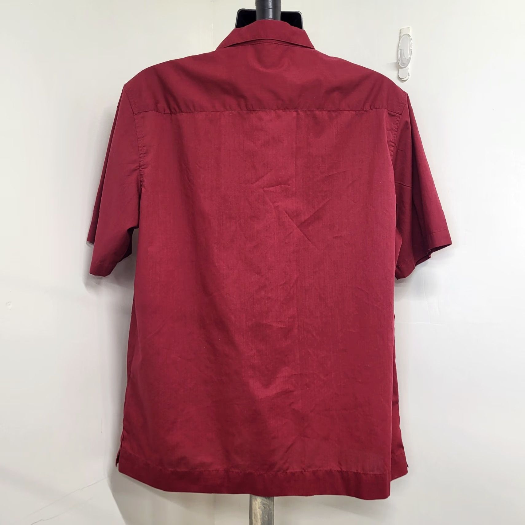Vintage CUGI Guayabera Shirt Mens XL Red Embroidered Pockets Button-Up Bartender Cigar Beach Classic Vintage No Size US XL / EU 56 / 4 - 2 Thumbnail