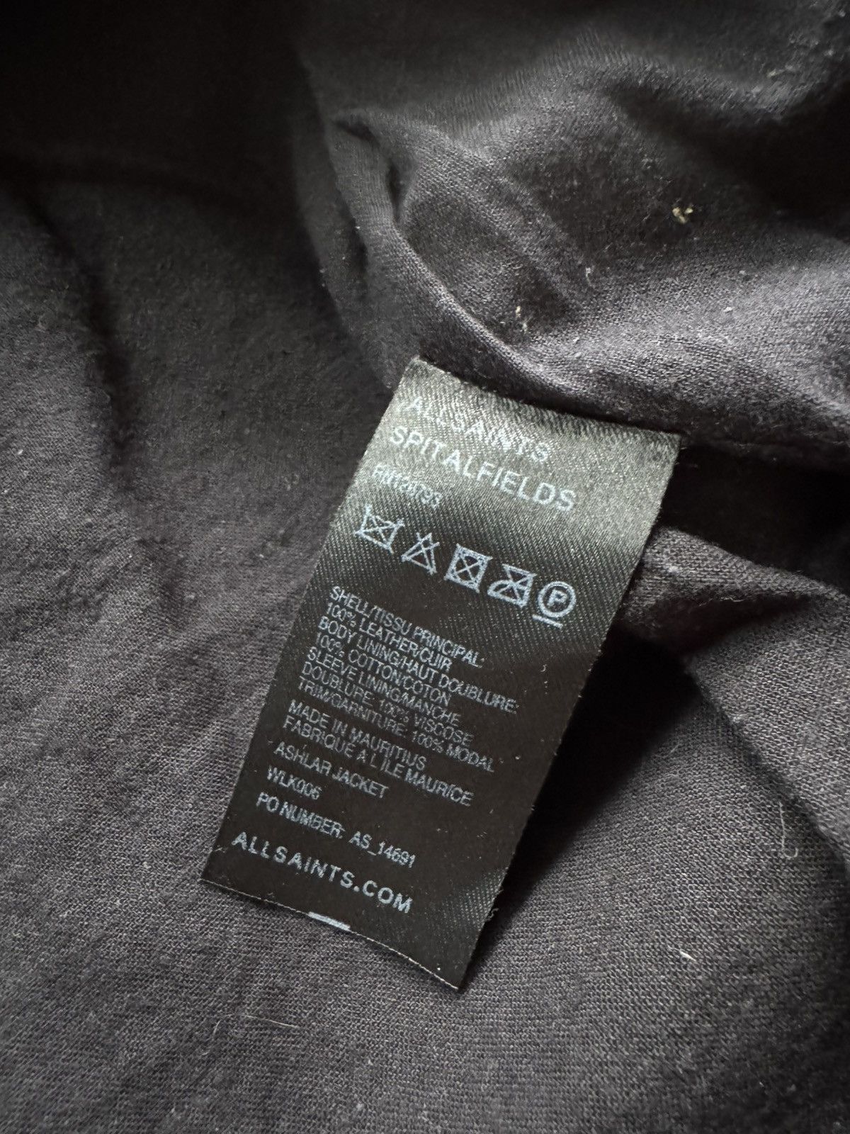 Allsaints Allsaints Avantgarde Ashlar Leather jacket Size 10 Size M / US 6-8 / IT 42-44 - 9 Thumbnail