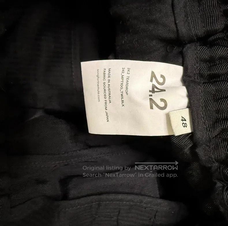 Song For The Mute SONG FOR THE MUTE Black ribbon casual pants Size US 32 / EU 48 - 6 Thumbnail