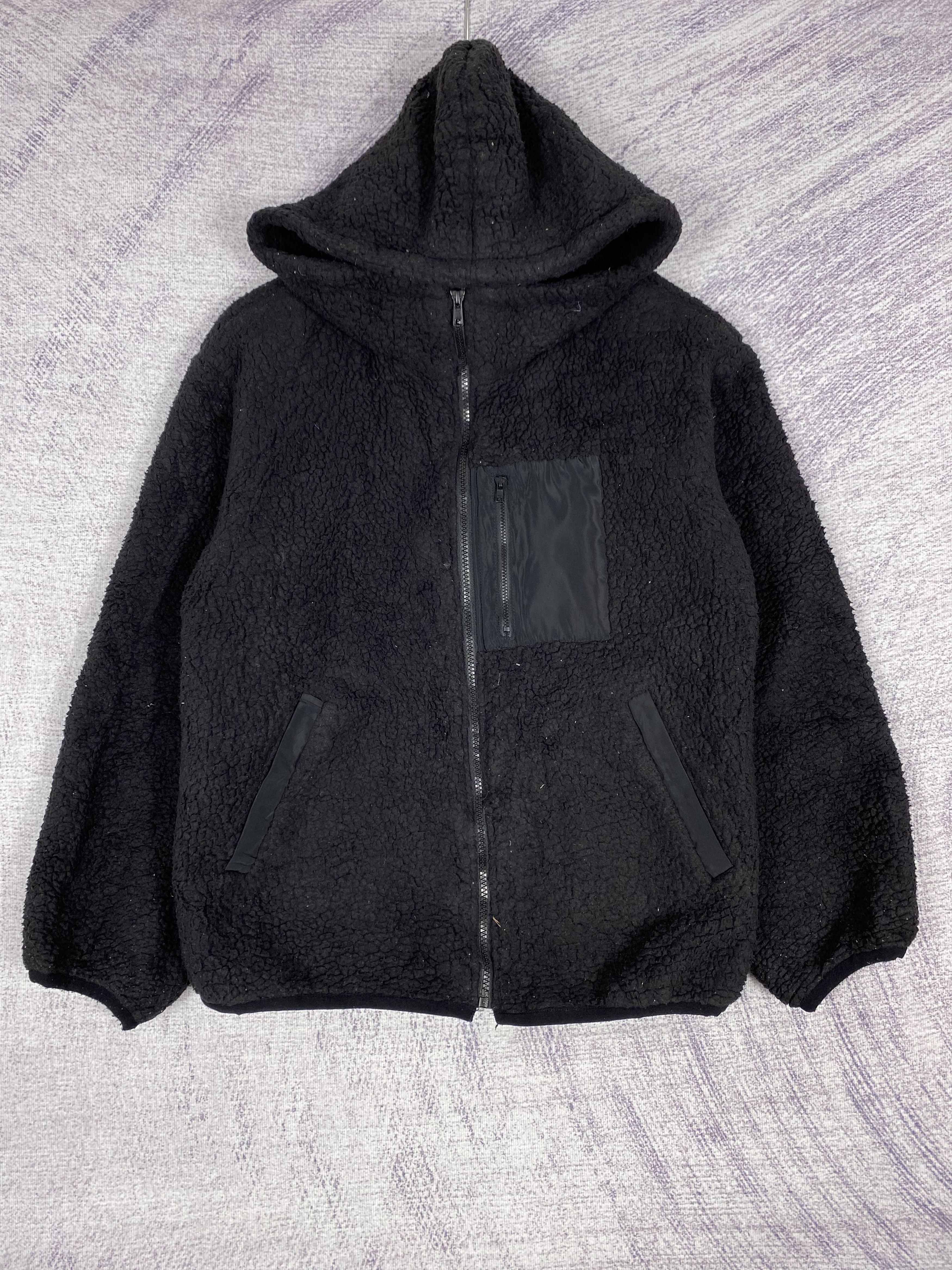 Vintage Japanese Brand Hoodie Zip Up Helix Fleece Jacket