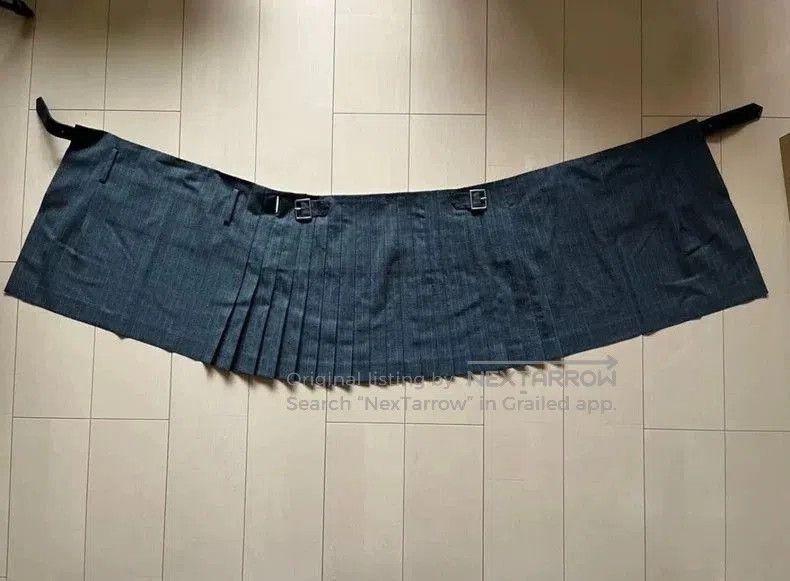 Comme des Garcons Comme des Garçons Homme Plus Pleated Skirt . Size US 32 / EU 48 - 6 Thumbnail