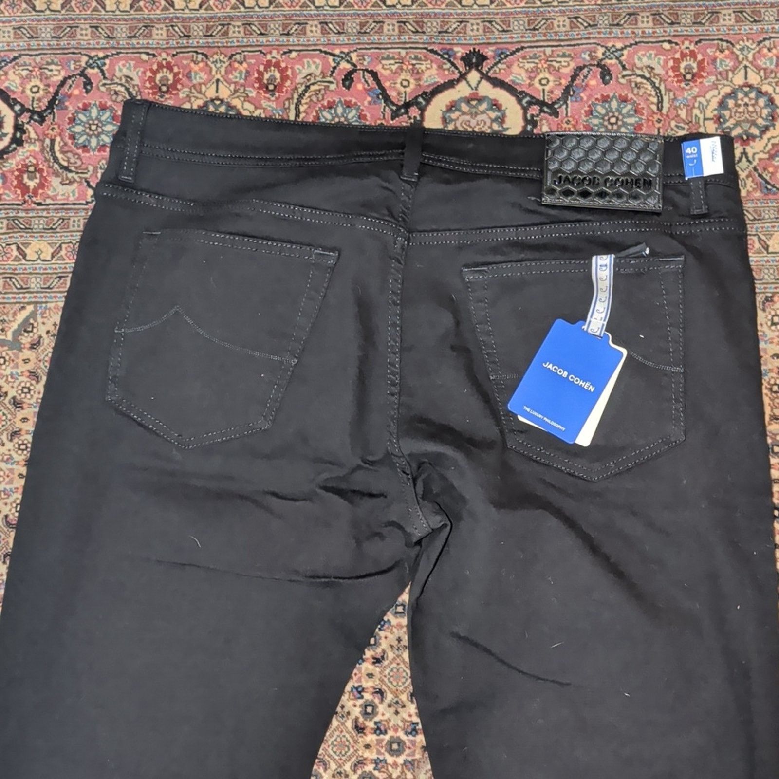 Jacob Cohen Jacob Cohen Jet Black Men's Jeans Size 40 Size US 40 / EU 56 - 8 Thumbnail