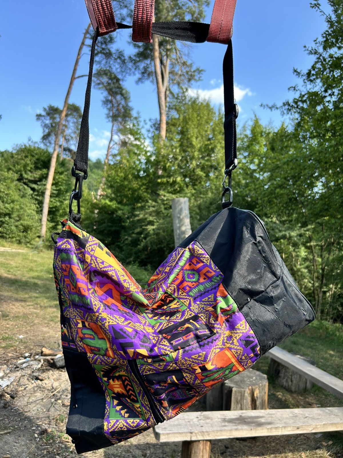 Other Unique Aztec pattern sling backpack / sling bag/shoulder bag Size ONE SIZE - 9 Thumbnail