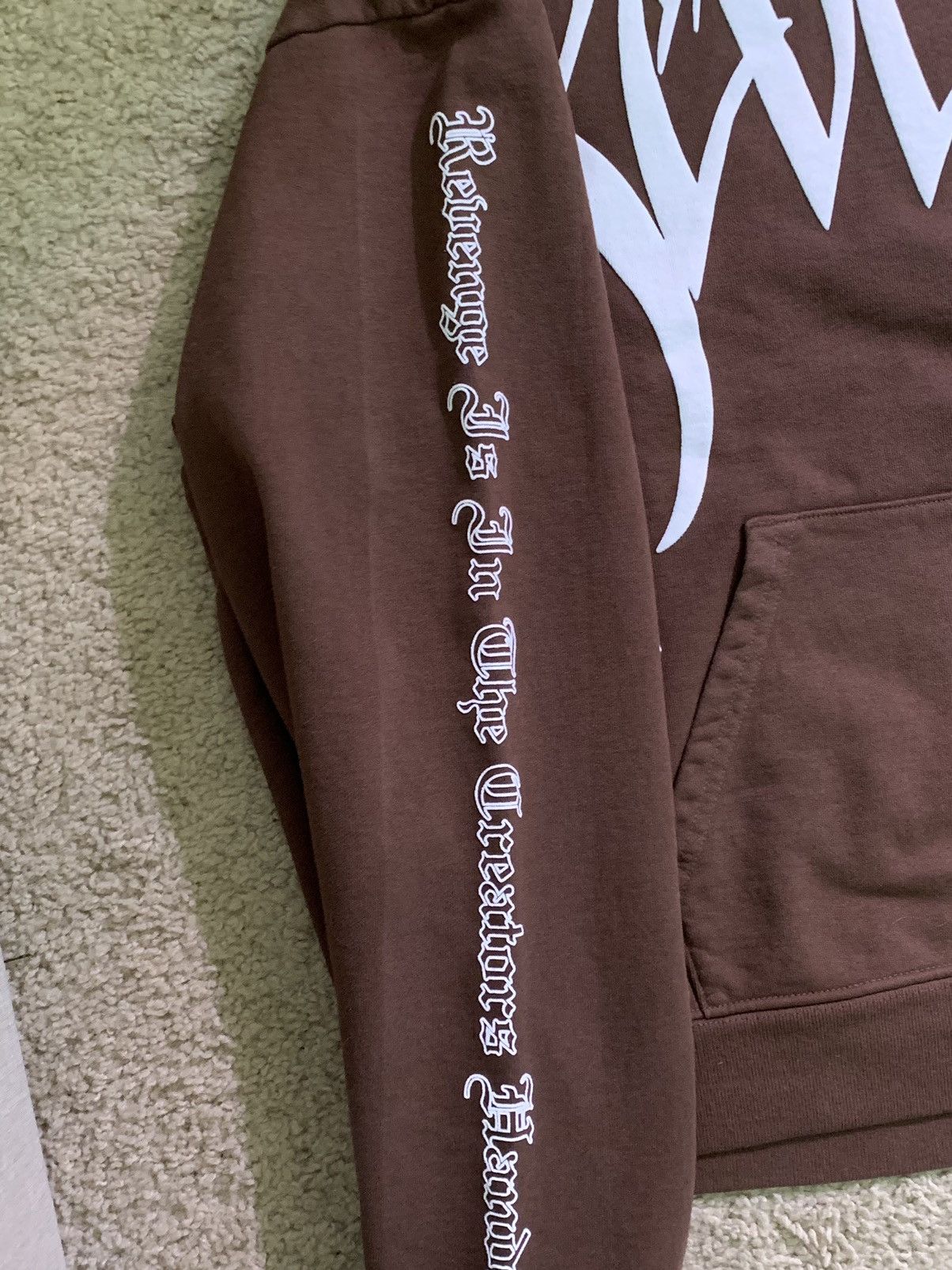 Revenge NEW Revenge/XXX Drop Brown Broken Heart Hoodie Size US L / EU 52-54 / 3 - 7 Thumbnail
