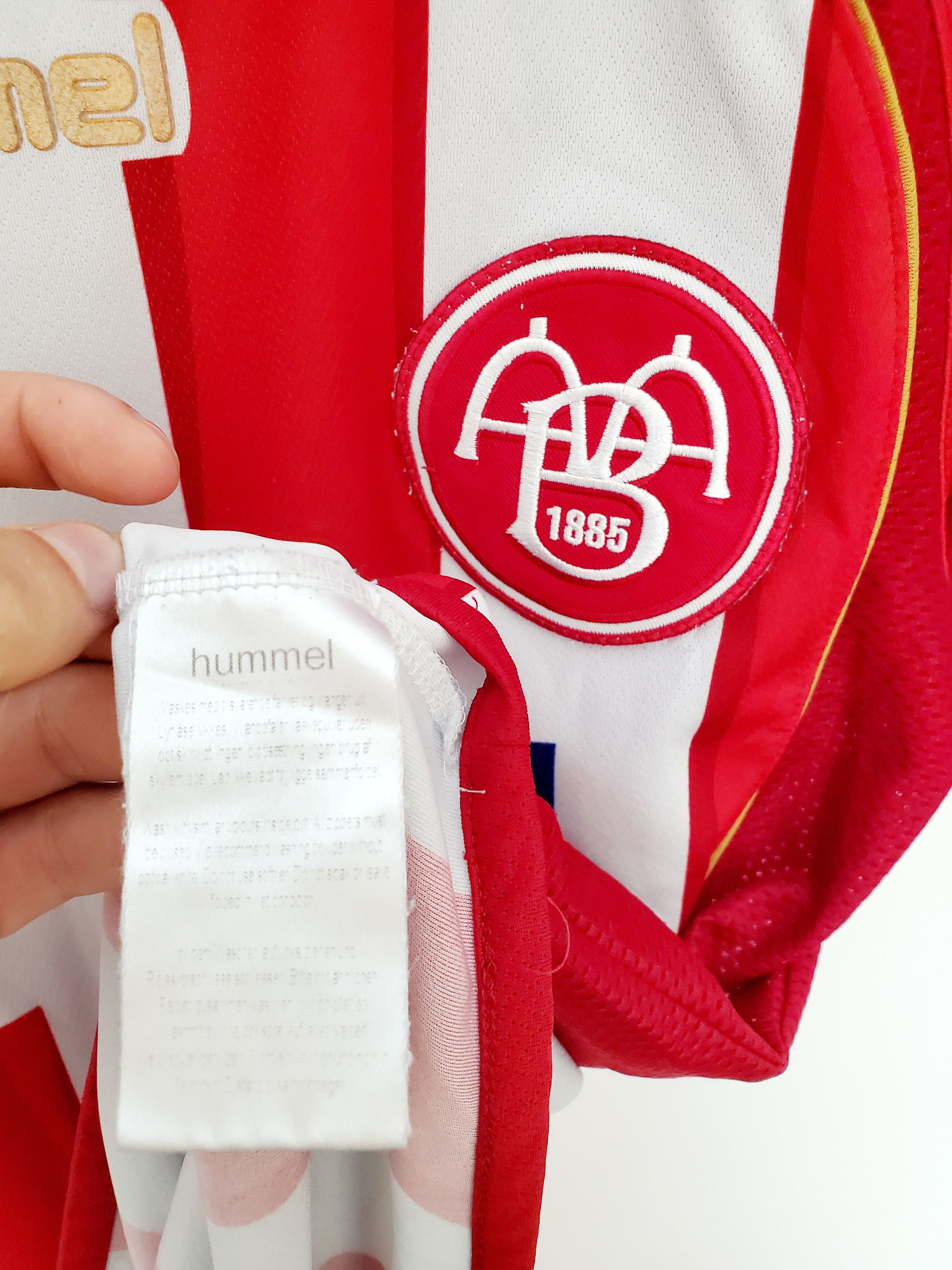 Hummel Aalborg 2008-09 Home hummel soccer jersey size M Size US M / EU 48-50 / 2 - 5 Thumbnail