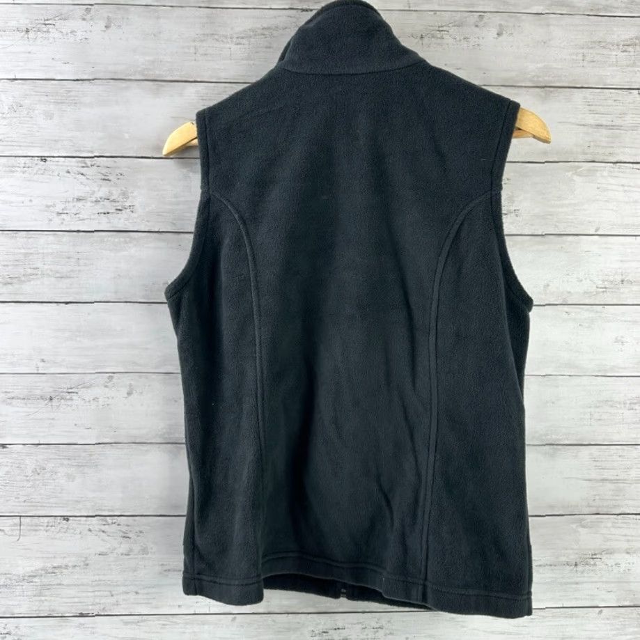 Vintage Columbia Fleece Full Zip Vest Womens M Black Outdoor Hiking Casual Size M / US 6-8 / IT 42-44 - 4 Thumbnail