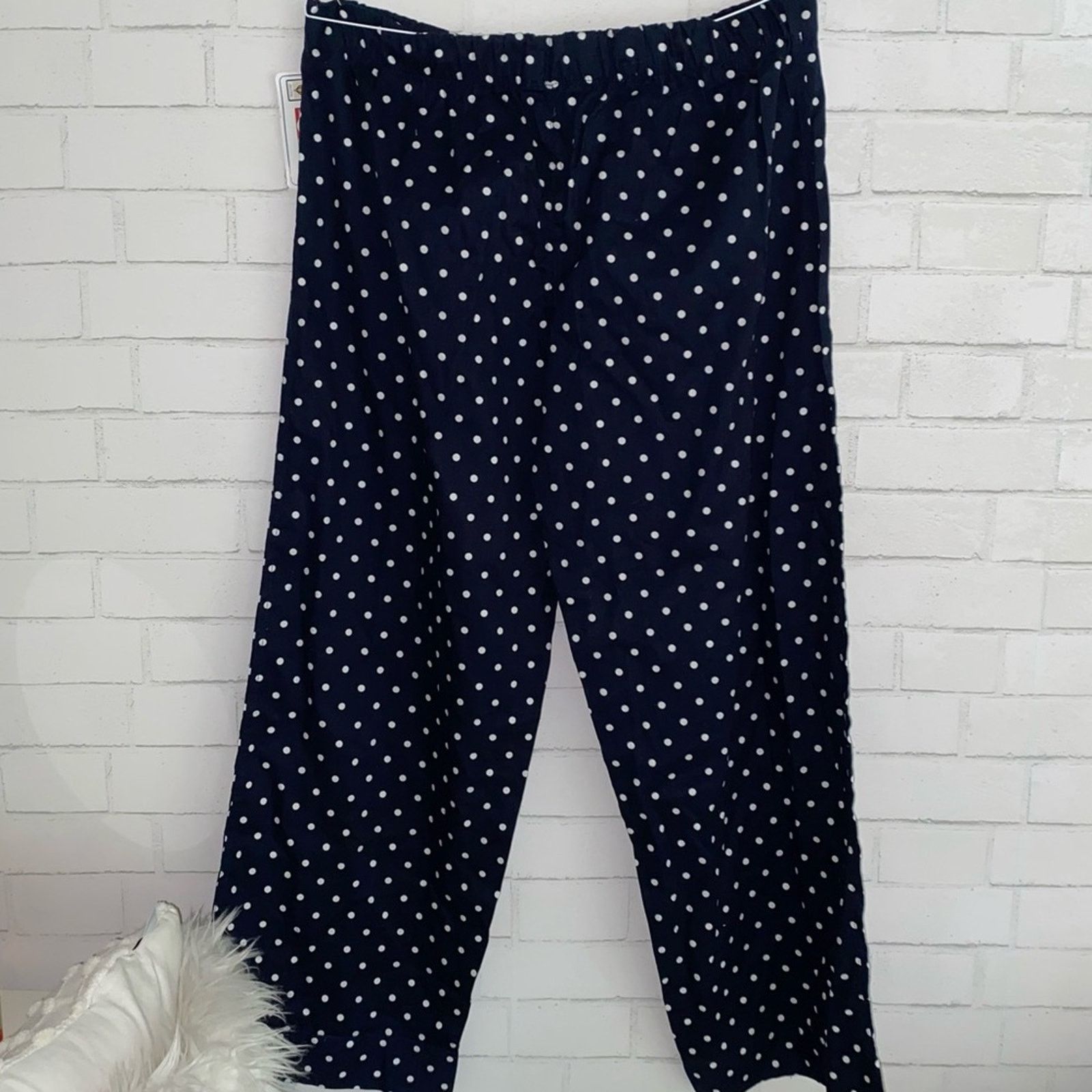 Other New Womens Villanova Dot Flannel PJ Pajama Lounge Pant XL Size 37" - 10 Thumbnail