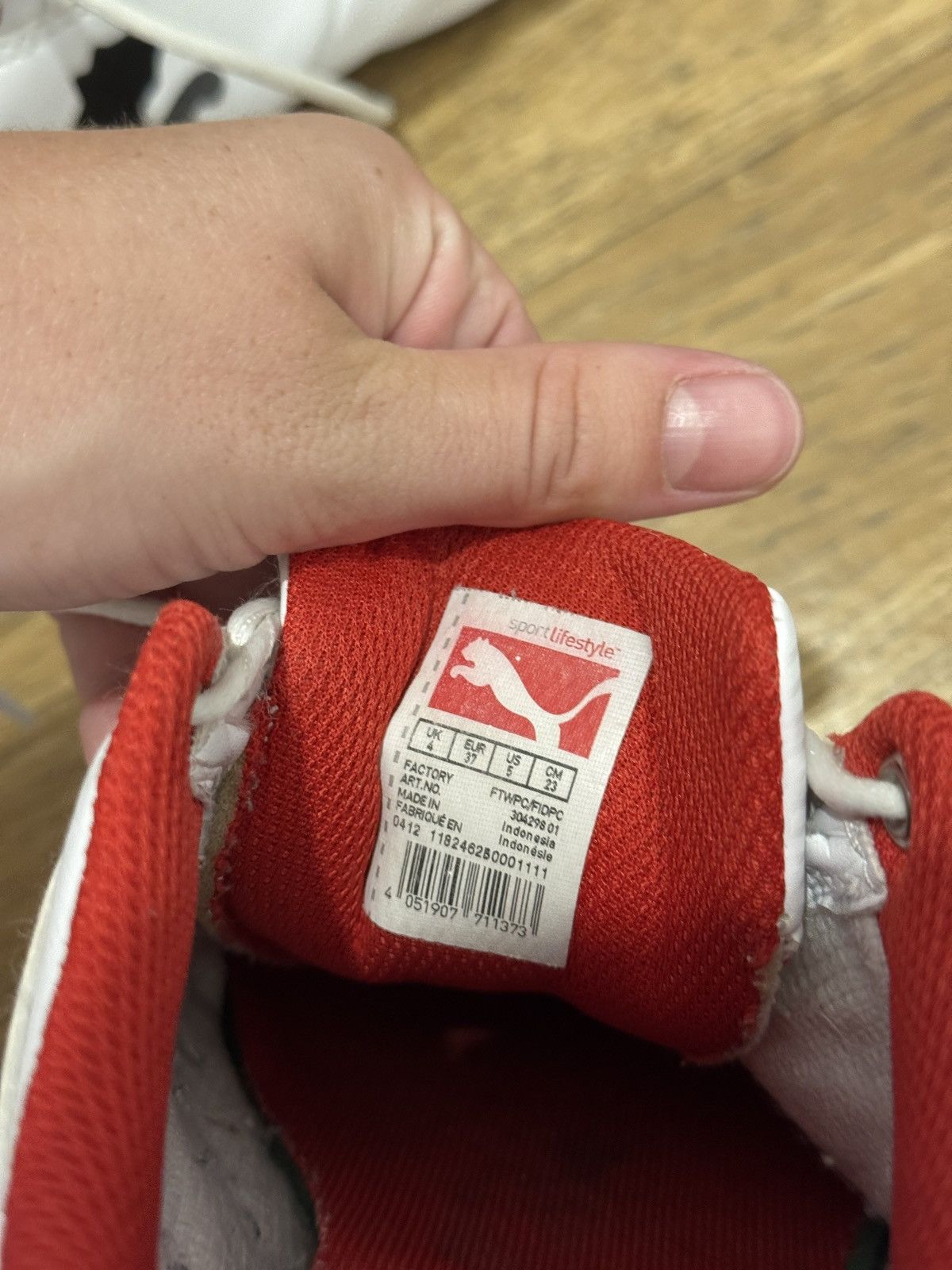 Puma VINTAGE PUMA FERRARI SPEEDCAT MOSTRO STRIPED SNEAKERS SHOES Size US 5 / IT 35 - 7 Thumbnail