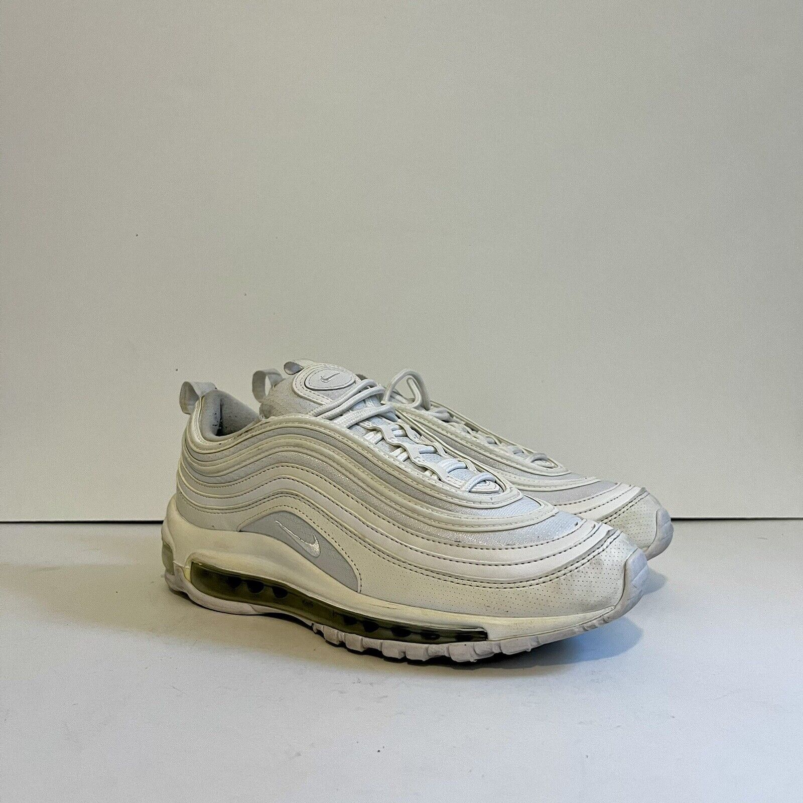 Nike 2020 Nike Air Max 97 Triple White GS 921522-104 Rare Sz 7Y Size US 8.5 / IT 38.5 - 3 Thumbnail