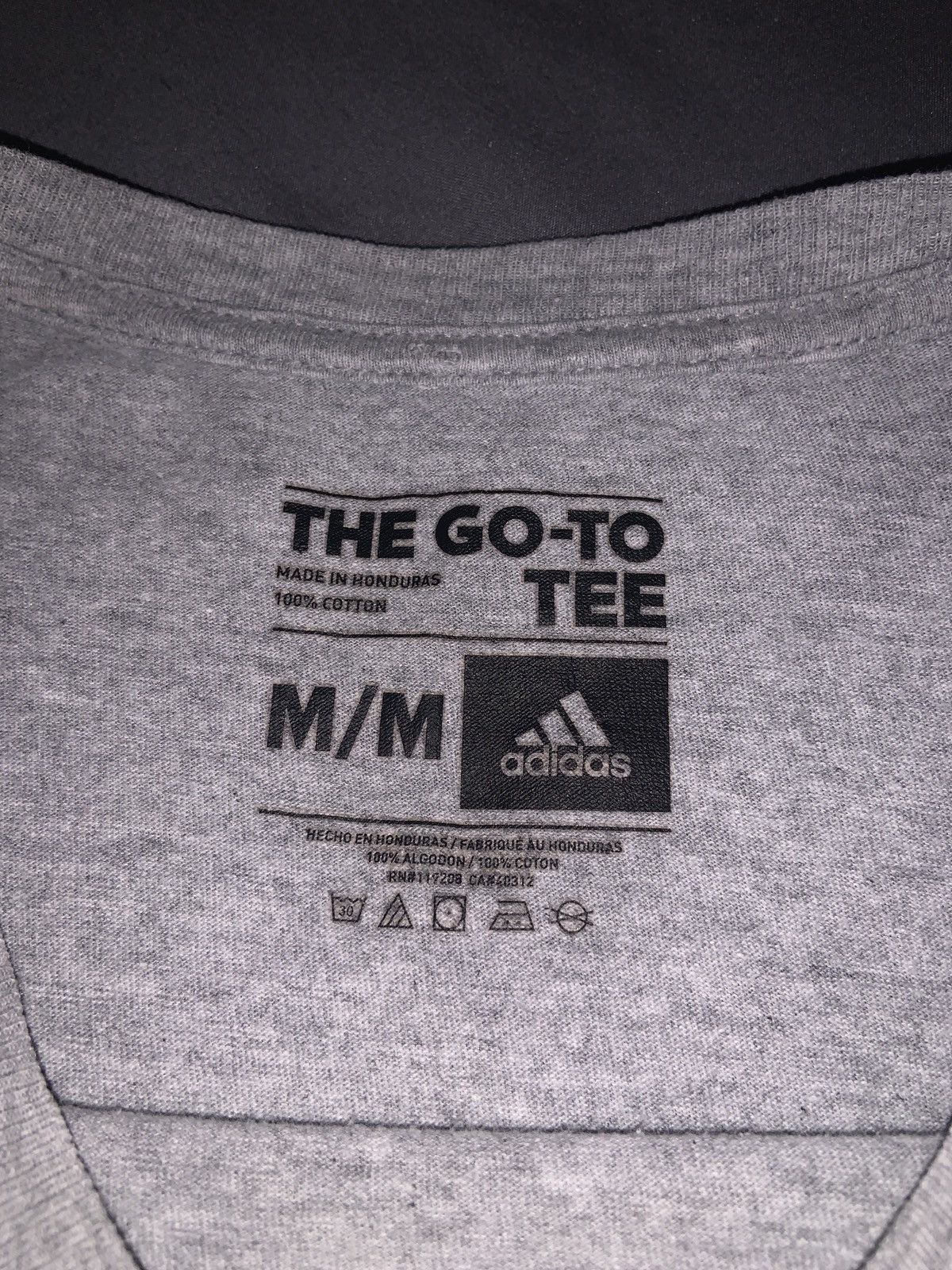 Adidas Adidas - The Brand With The Stripes T - Size Medium - Grey Size US M / EU 48-50 / 2 - 4 Thumbnail