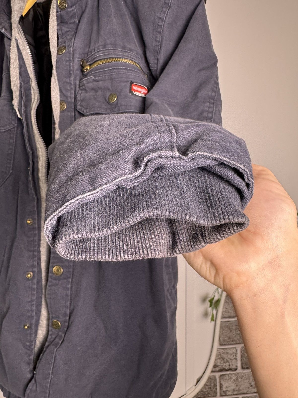 Wrangler Wrangler Workwear Blue Gray Winter Coat Small Good Condition Size US S / EU 44-46 / 1 - 5 Thumbnail
