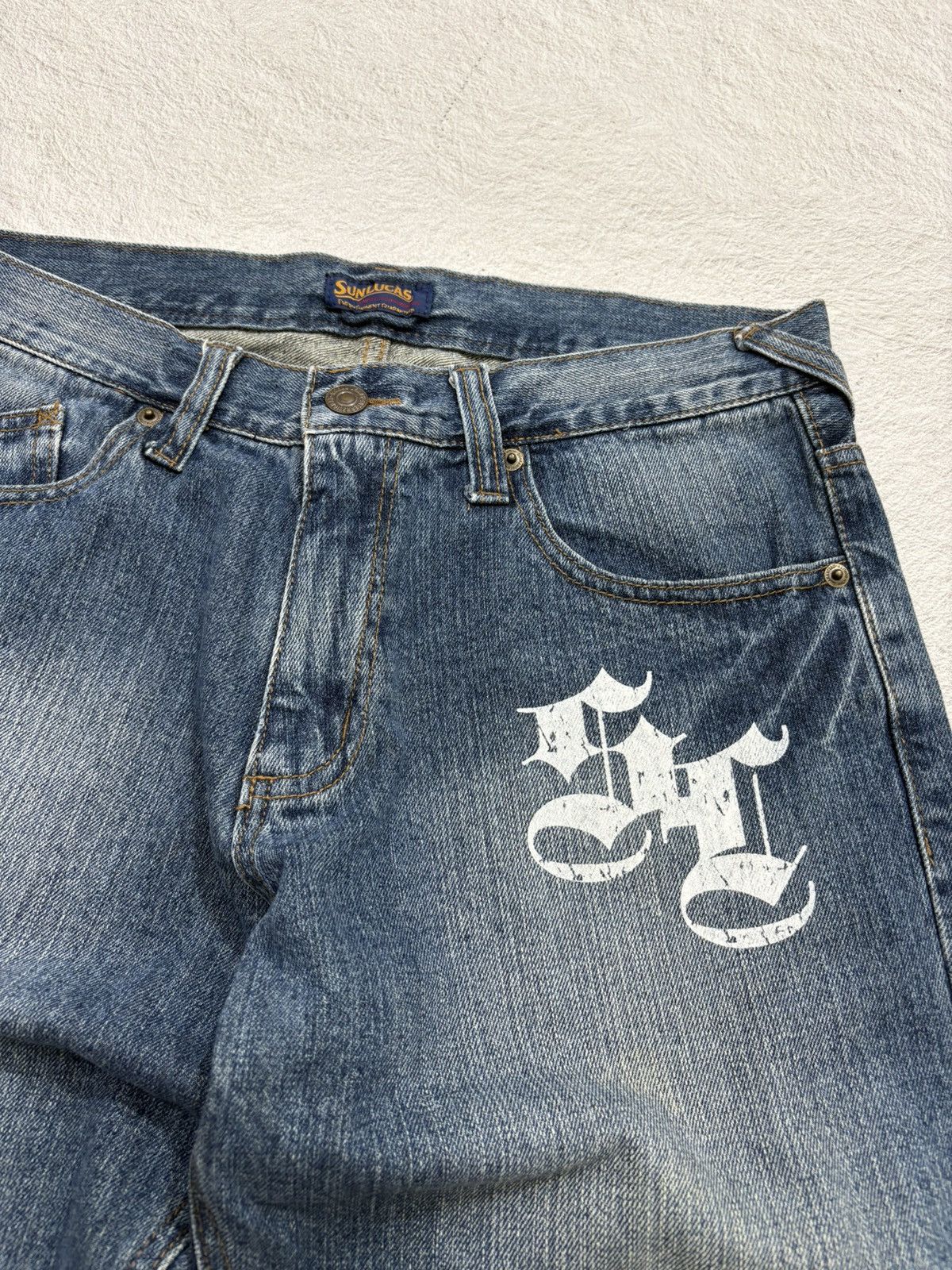 Hysteric Glamour × If Six Was Nine × Le Grande Bleu (L.G.B.) 2000s sunlucas japan porm Jorts denim Y2k style Size US 30 / EU 46 - 3 Thumbnail