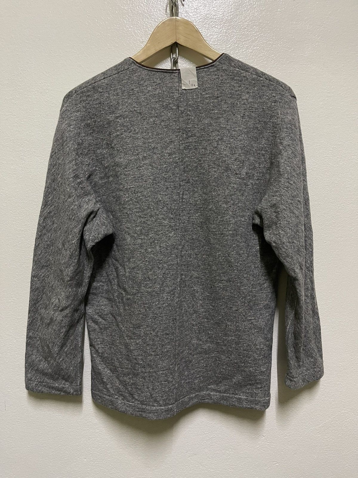 Japanese Brand N.Hoolywood Long Sleeve V Neck Size US M / EU 48-50 / 2 - 7 Thumbnail