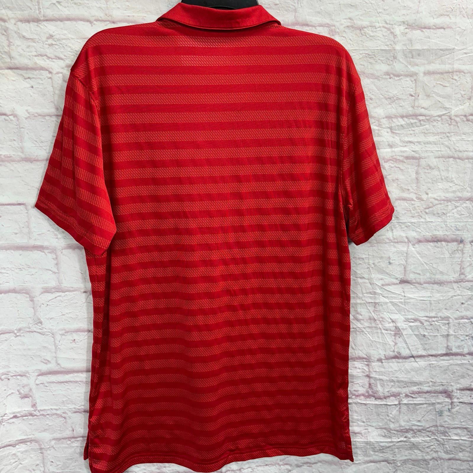 Southern Tide Southern Tide Red Striped Polo Shirt Mens Medium Size US M / EU 48-50 / 2 - 5 Thumbnail