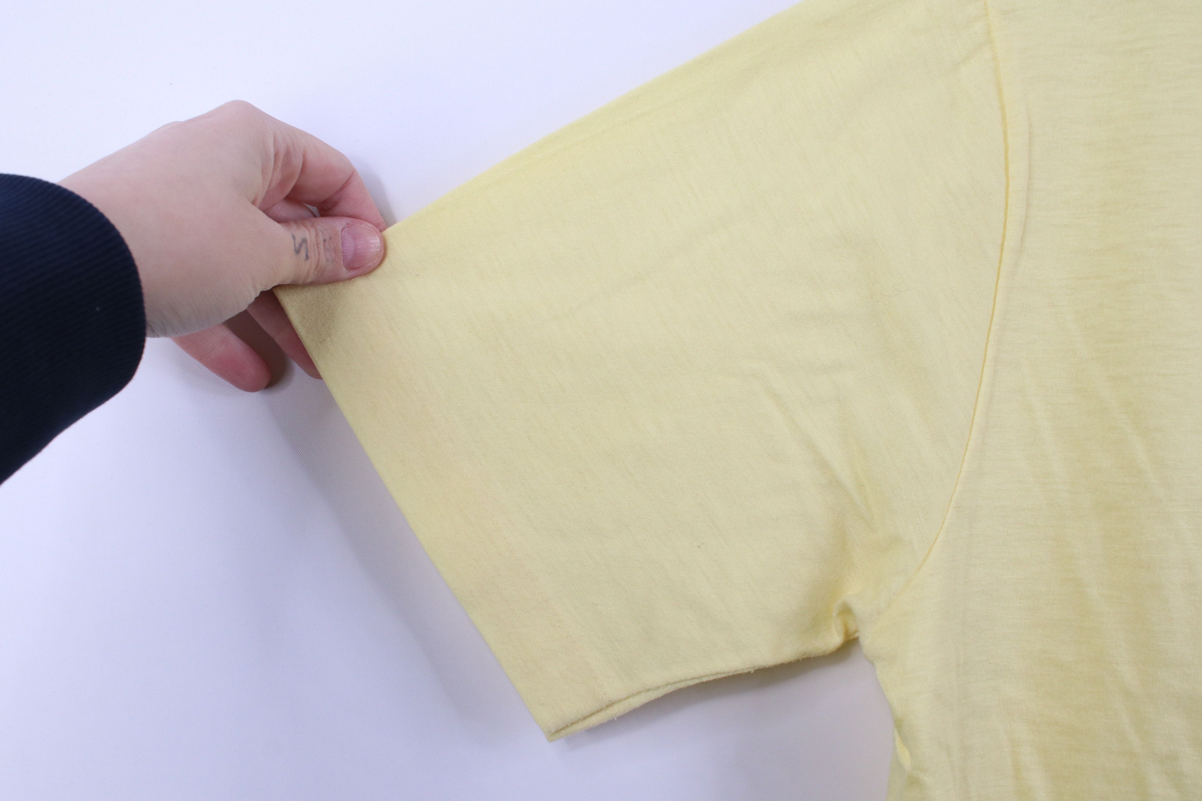 Vintage Vintage 80s Streetwear Collared Golf Polo Shirt Yellow USA Size US M / EU 48-50 / 2 - 8 Thumbnail