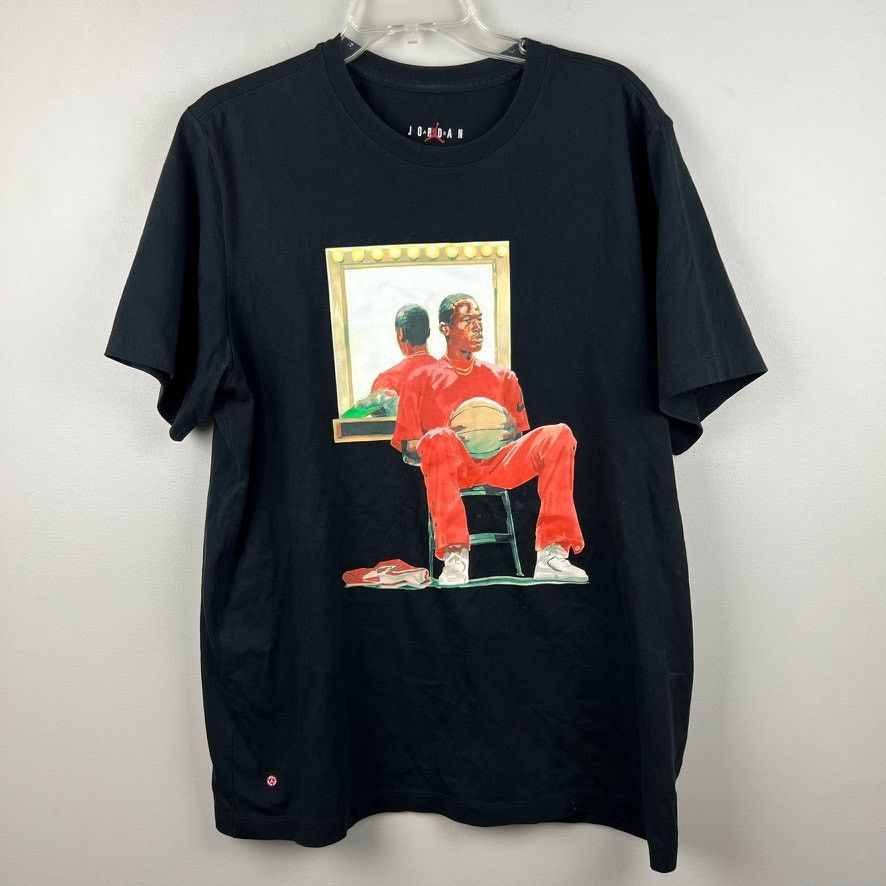 Jordan Brand Nike Jordan Artist Series x Jacob Rochester MJ Portrait Tee Size US L / EU 52-54 / 3 - 4 Thumbnail