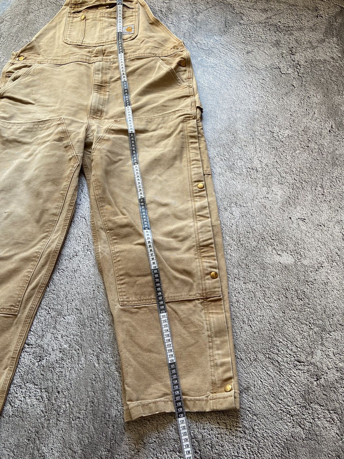 Carhartt × Vintage Vintage 80s Carhartt Archival Faded Distressed Overall Size US 40 / EU 56 - 23 Thumbnail