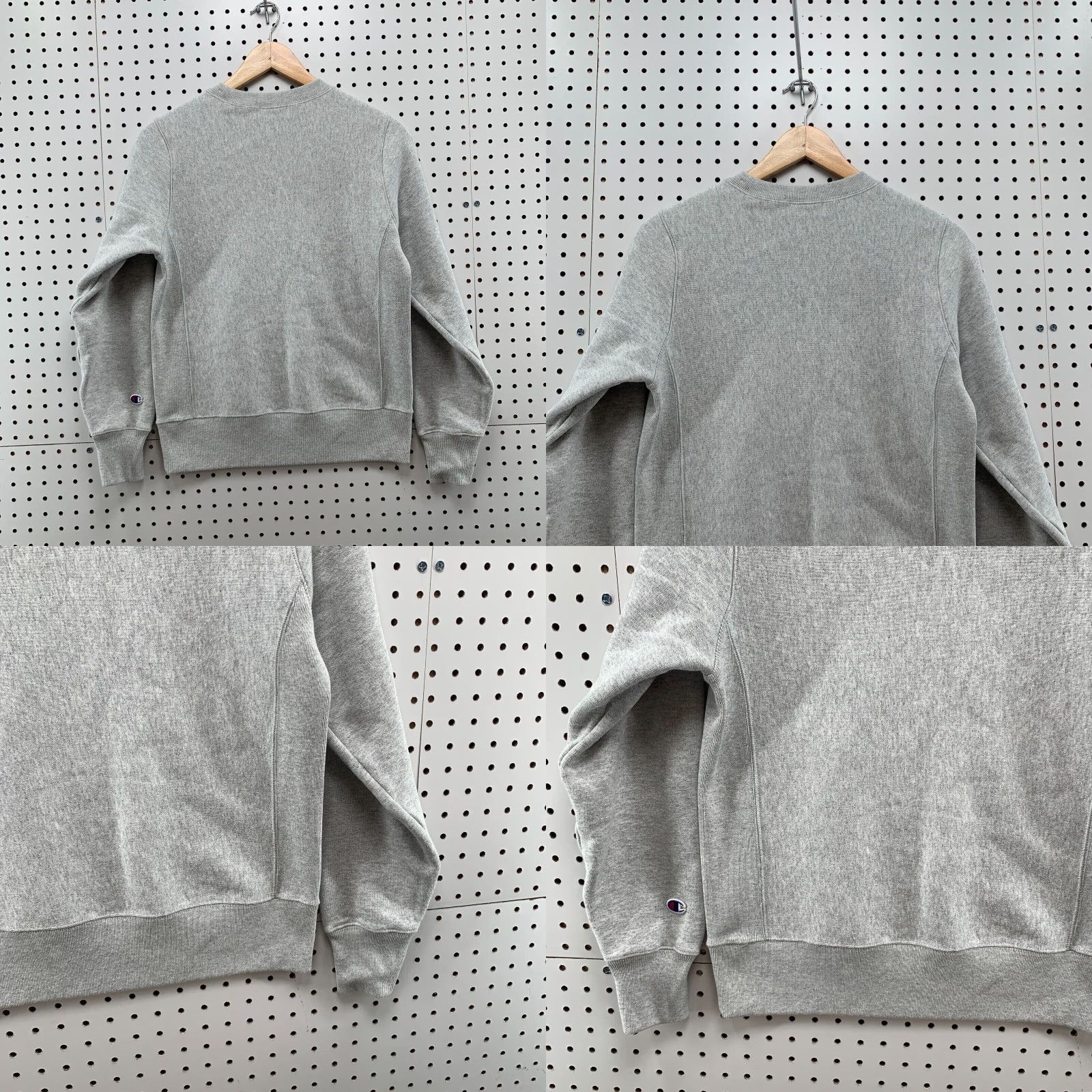 Champion VINTAGE Champion Reverse Weave Sweatshirt Mens Small Gray Pullover Crewneck 70s Retro Gray Sweatshirt Mens Small 70s Retro Logo Size S / US 4 / IT 40 - 11 Thumbnail