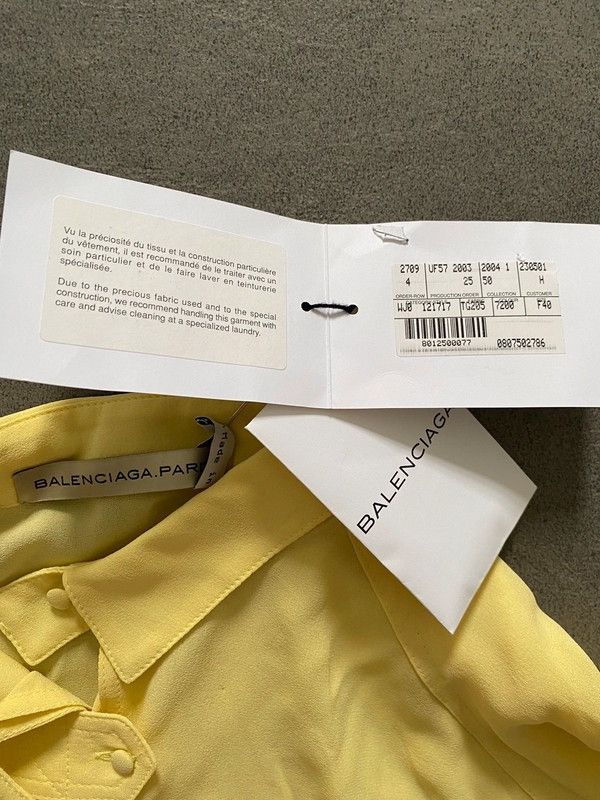Balenciaga Balenciaga blouse yellow L Size L / US 10 / IT 46 - 5 Thumbnail