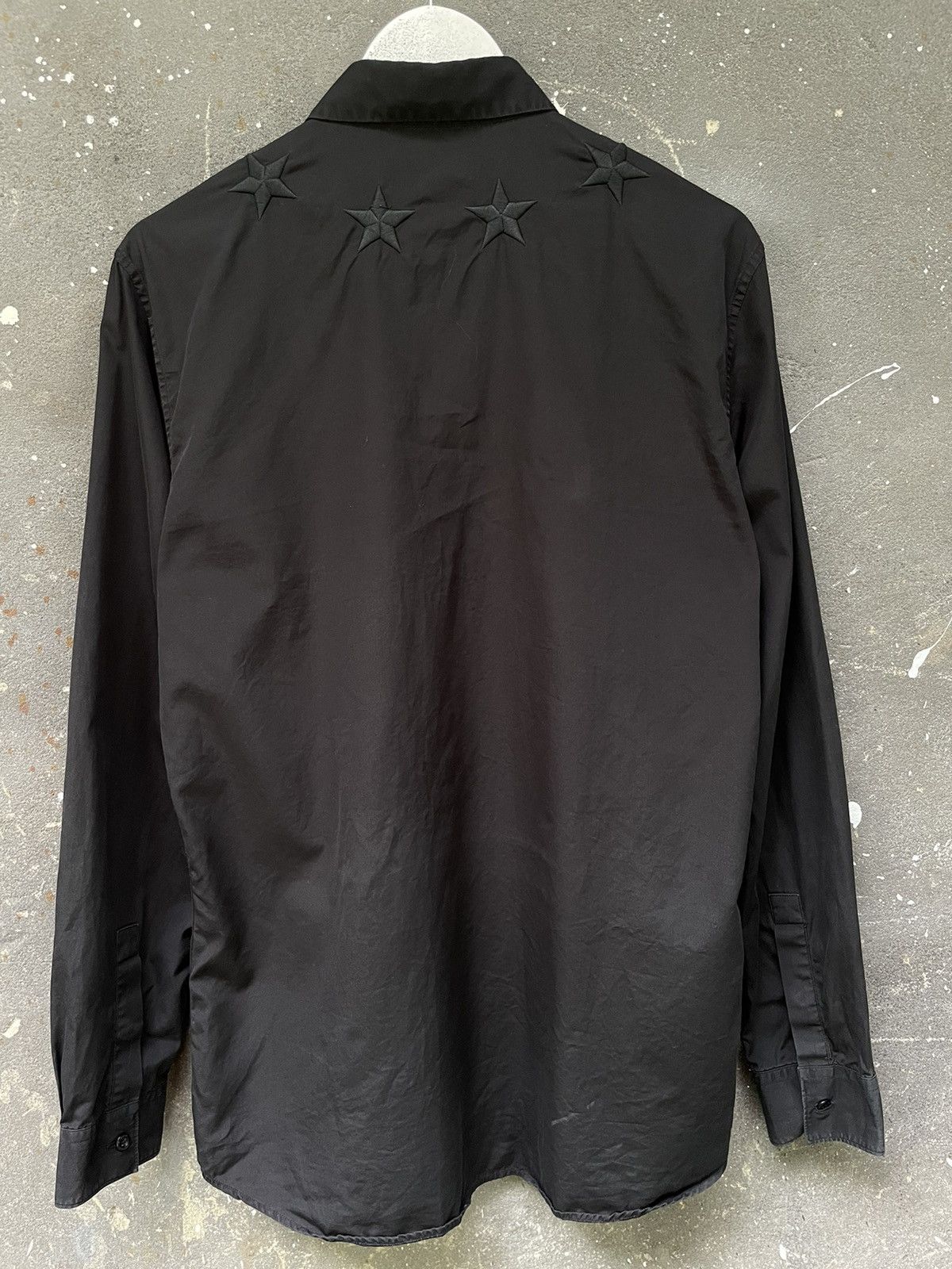 Givenchy Givenchy Black Star Embroidery Shirt Button Up Size US M / EU 48-50 / 2 - 6 Thumbnail