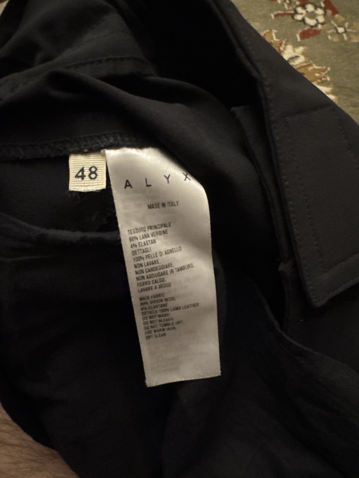 Alyx Alyx casual pants black Size US 32 / EU 48 - 7 Thumbnail