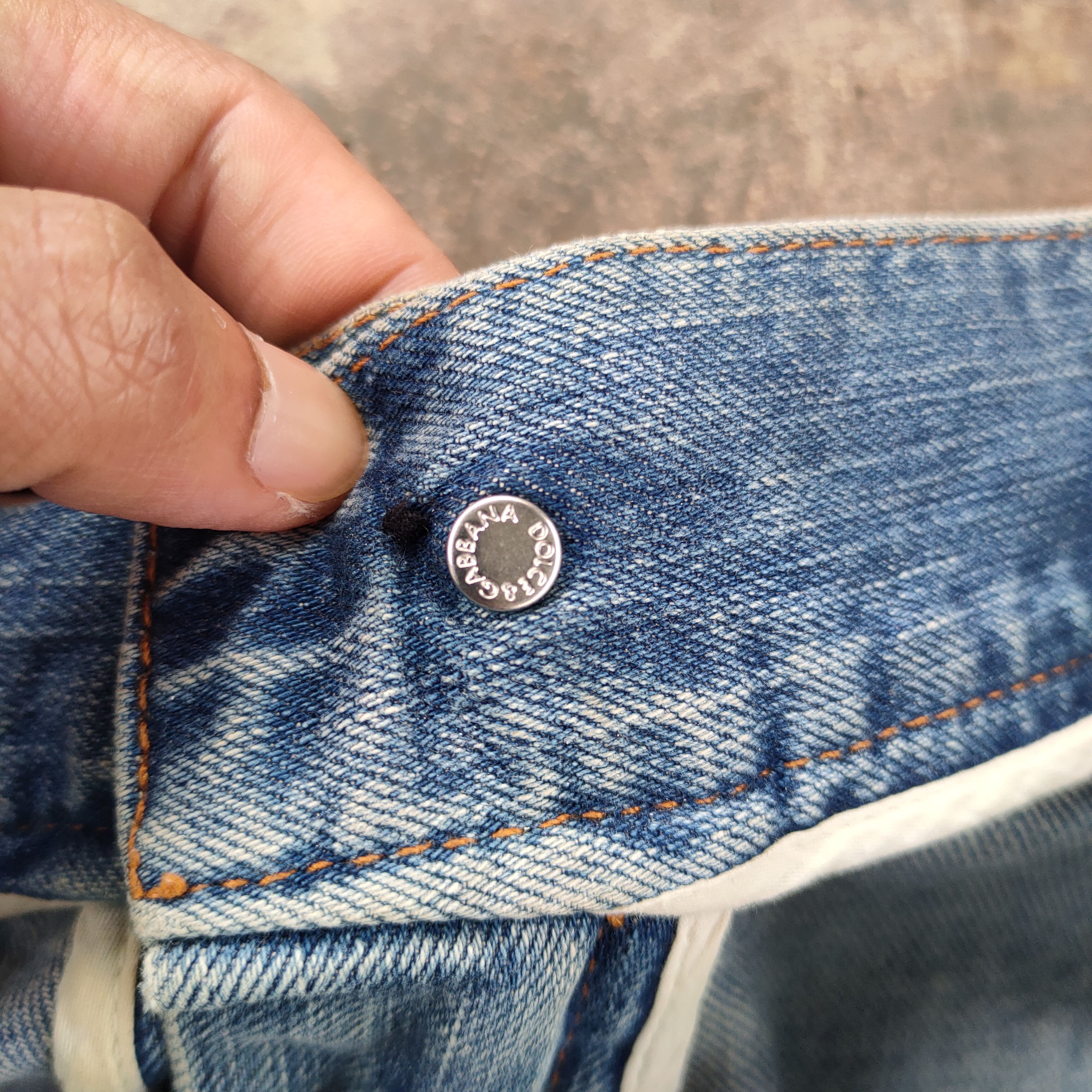 Dolce & Gabbana VINTAGE DOLCE & GABBANA RIPPED FADED DENIM JEANS PANTS Size US 37 - 19 Thumbnail