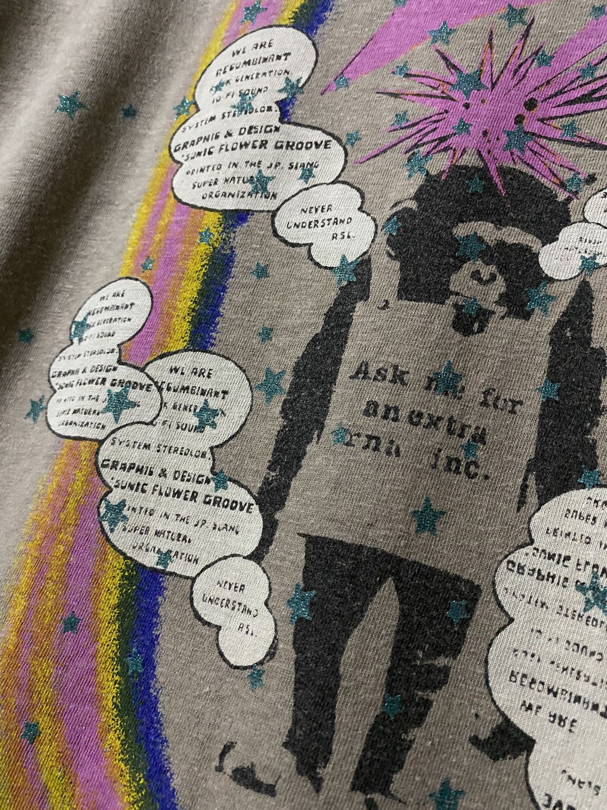 20471120 × Hysteric Glamour RNA INC Japan Rainbow Monkey Sonic Flower Groove Longsleeve Size US S / EU 44-46 / 1 - 4 Thumbnail