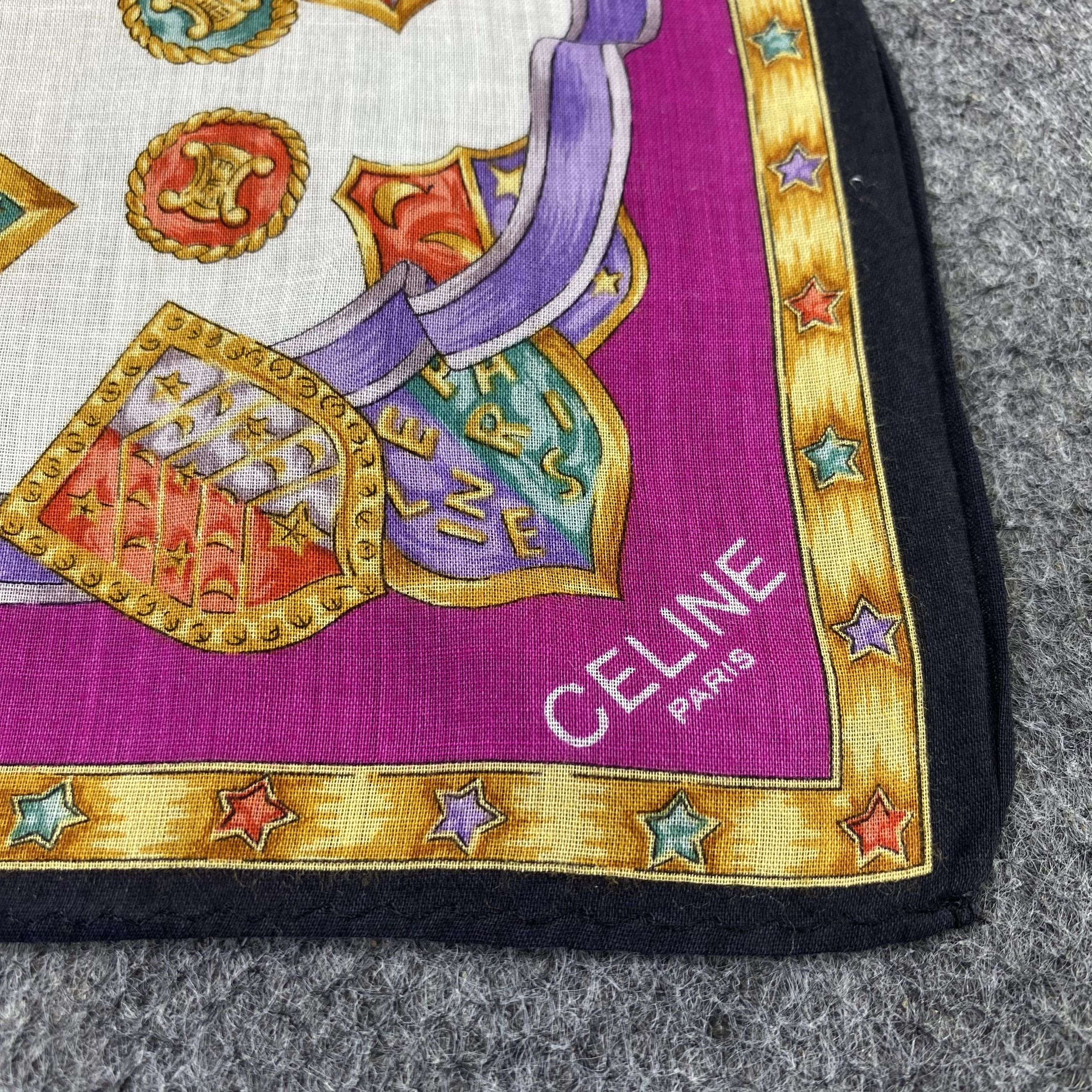 Celine Celine Handkerchief Neckerchief Bandana-B1935 Size ONE SIZE - 7 Thumbnail