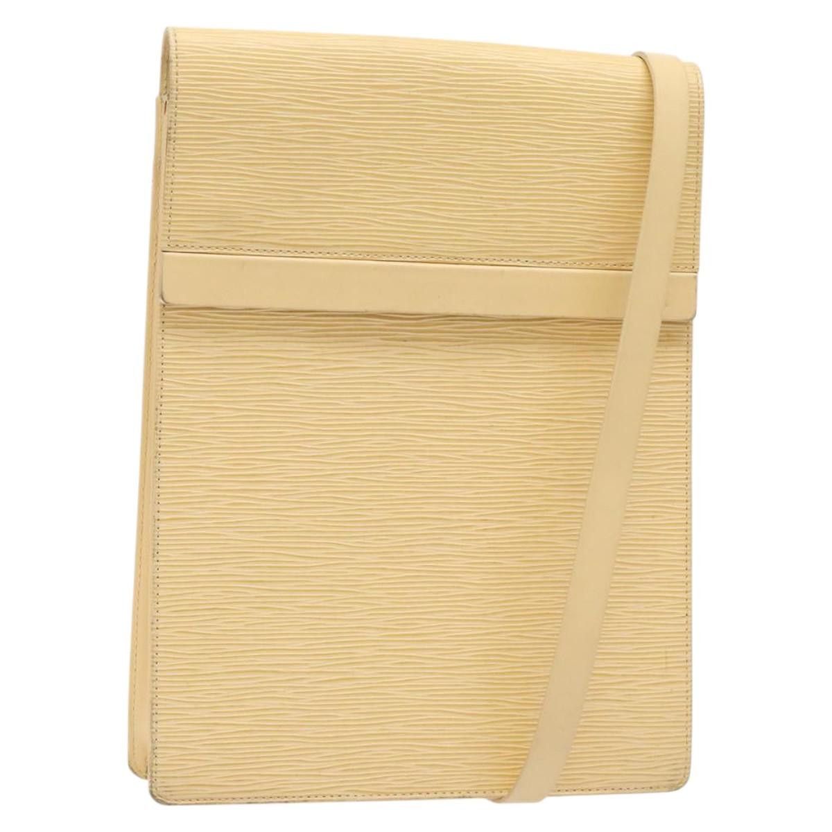 Louis Vuitton LOUIS VUITTON Epi Ramatuelle Shoulder Bag Cream Vanilla Size ONE SIZE - 1 Thumbnail