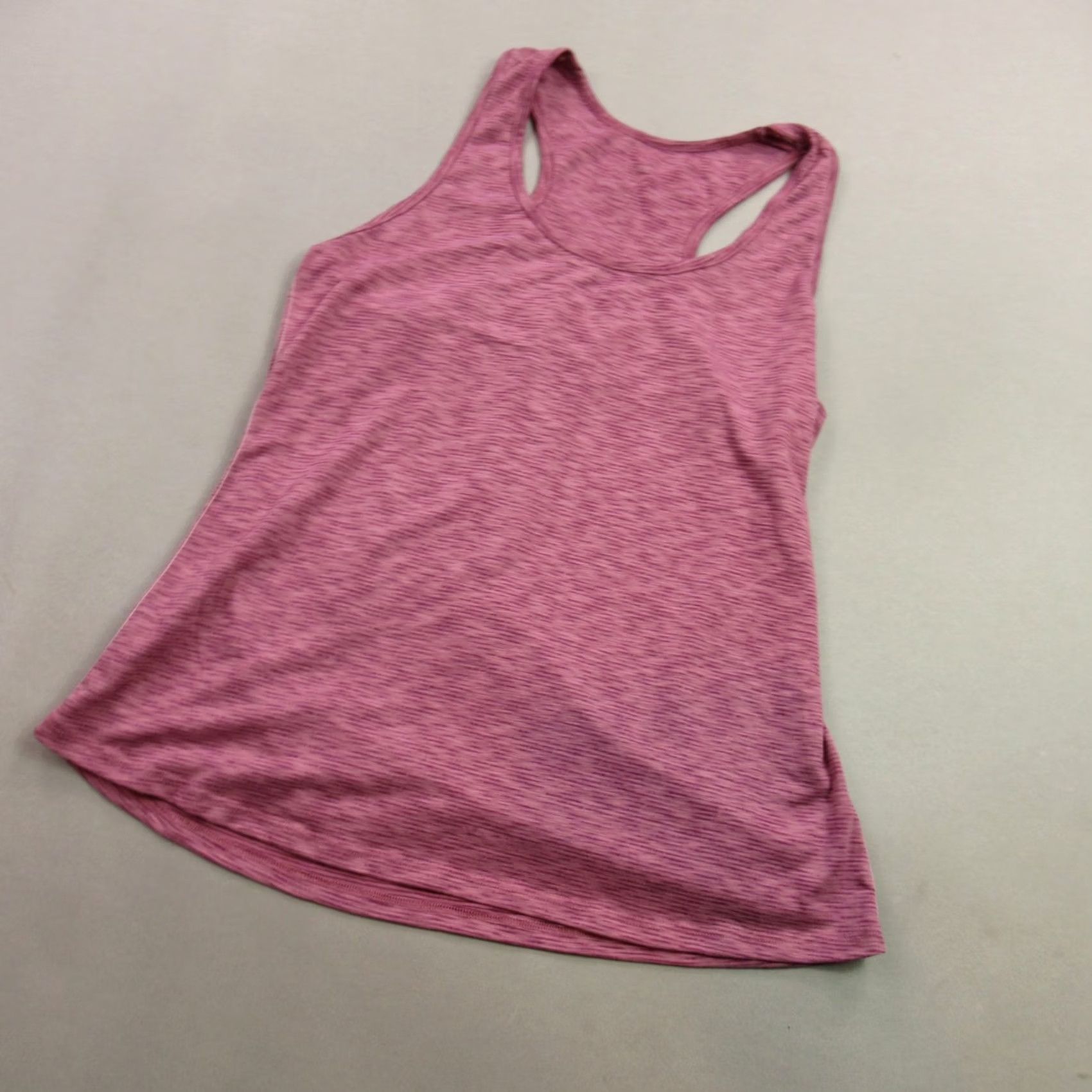 Pinko Kuhl Women's Pink Striped Racerback Activewear Tank Top Pullover Outdoor Large Size L / US 10 / IT 46 - 2 Thumbnail
